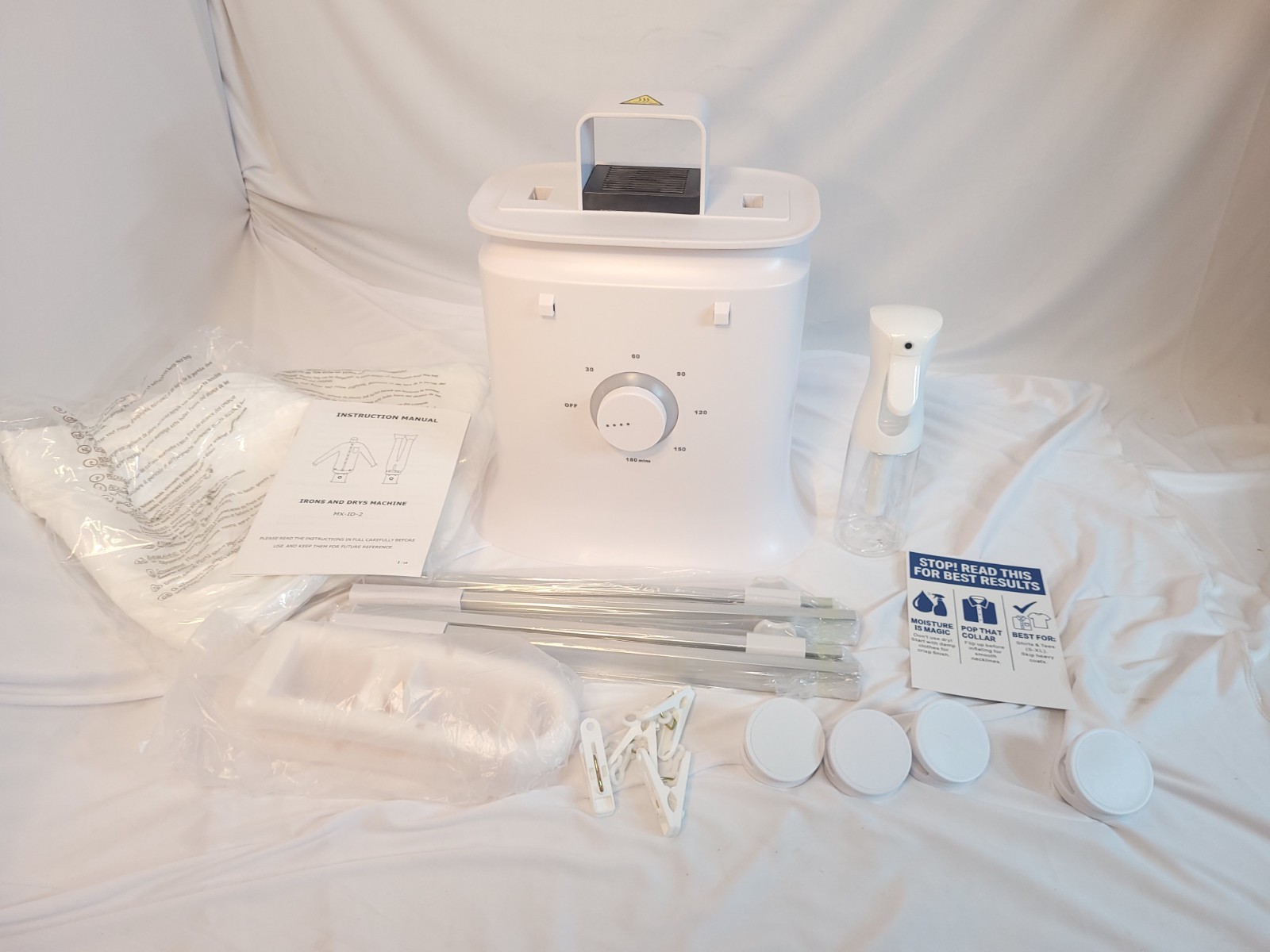 “Automatic Ironing Machine” Winkle Remover for Shirts & Pants, Clothes Steamer