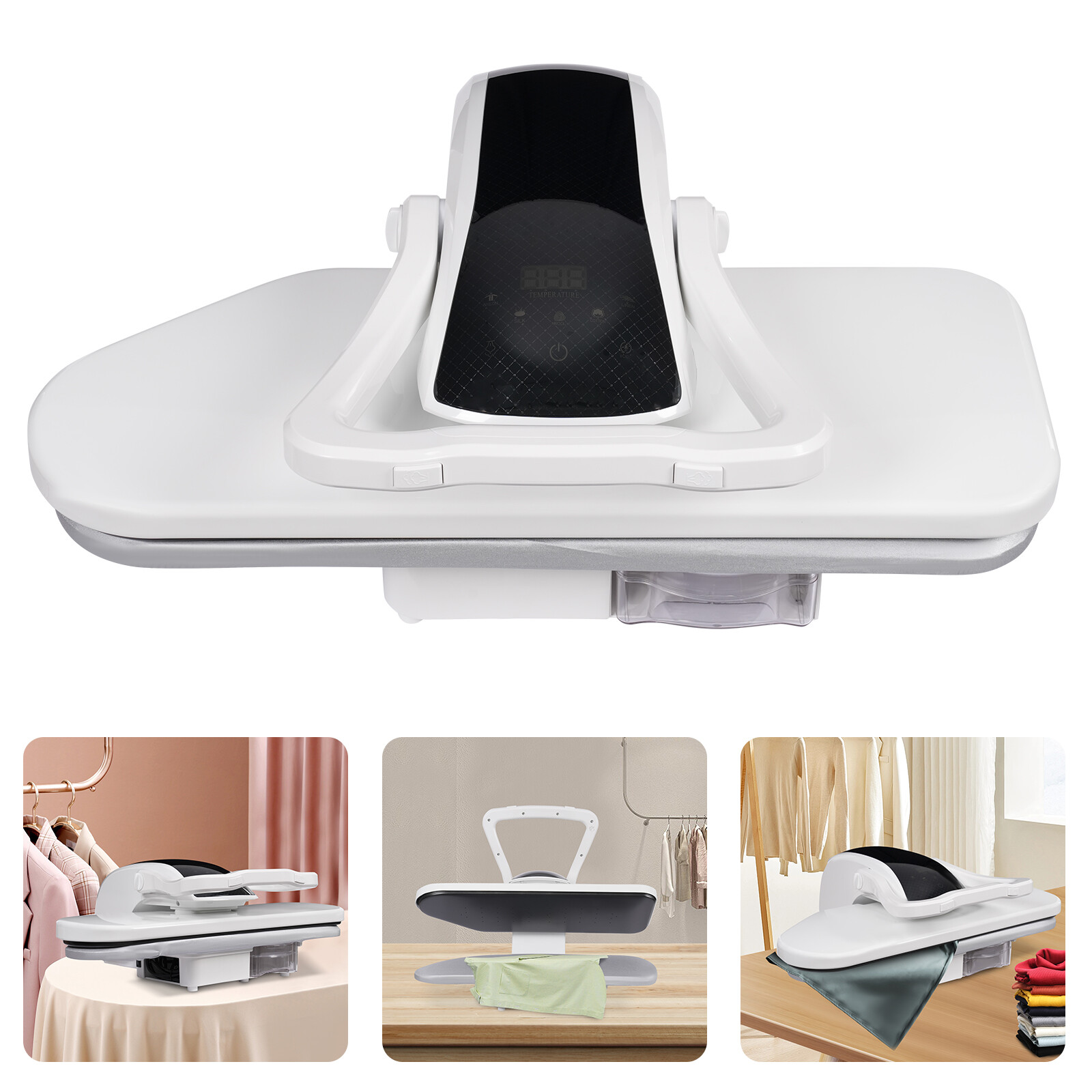 Intelligent Steam Press with Touch Screen, 5 Fabric Modes, 1600W Power