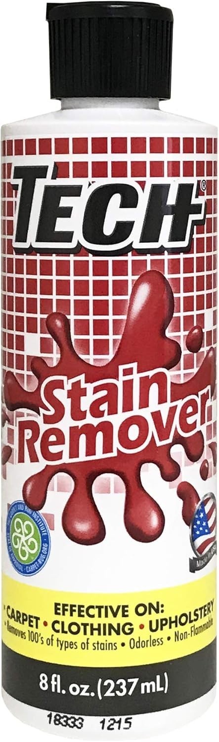 2-Pack Tech No Scent Stain Remover Liquid – Multi Purpose Non-toxic 8 oz