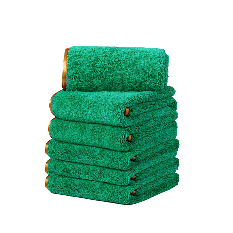 6 Microfiber Towels Elite Deluxe Car Wash Polish House Cleaning Cloths 16″x24″
