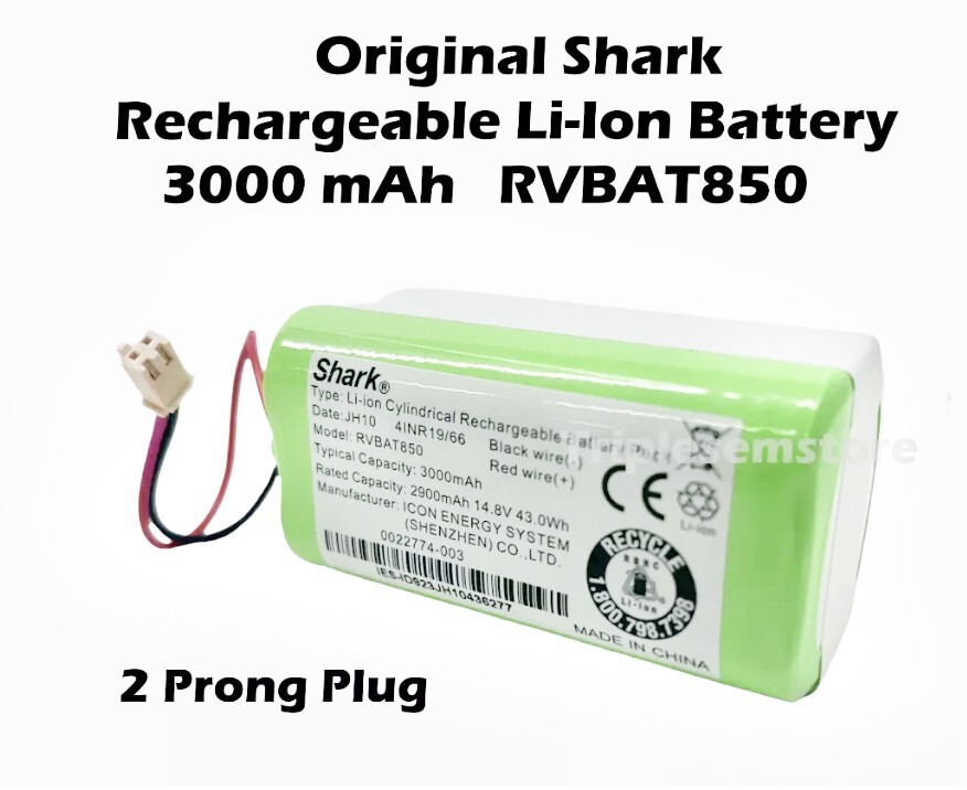 New Shark RV2600WA RV2600WD RV2610WA RV2610WACA Li-Ion Battery 3000mAh RVBAT850