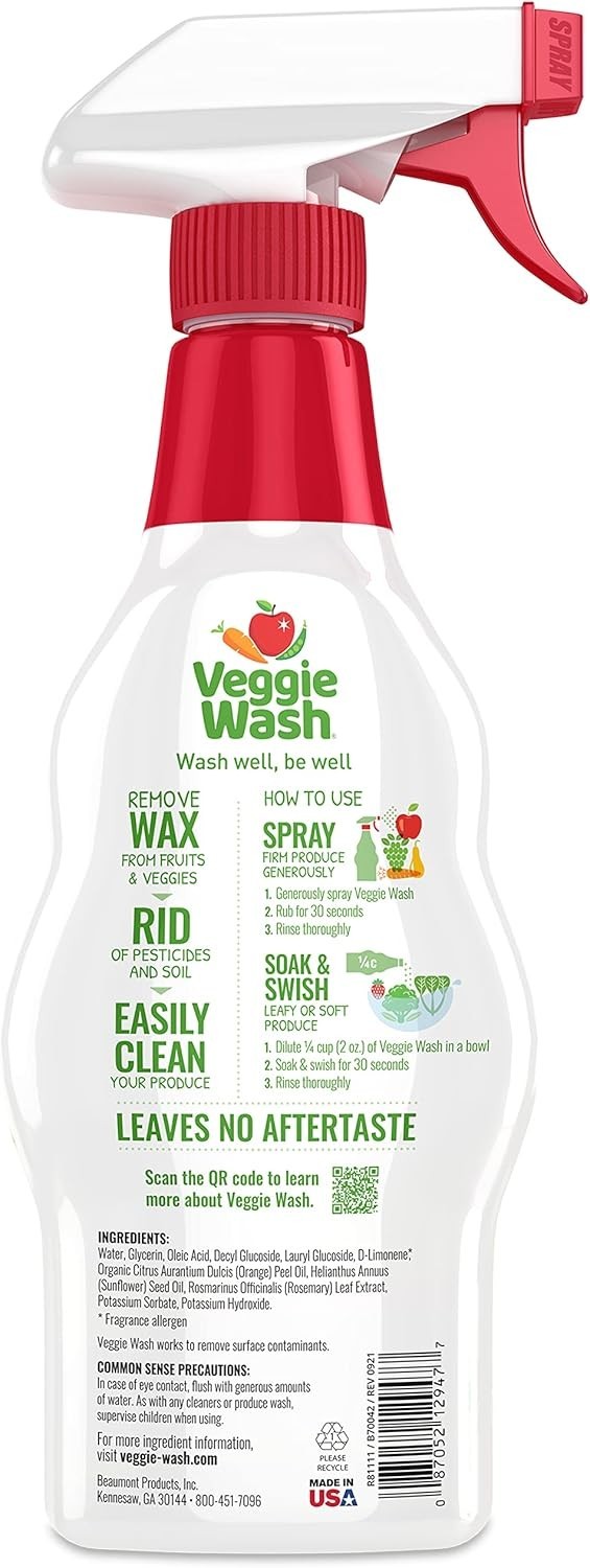 1 Gallon Veggie Wash All Natural Fruit and Vegetable Wash, 654912964
