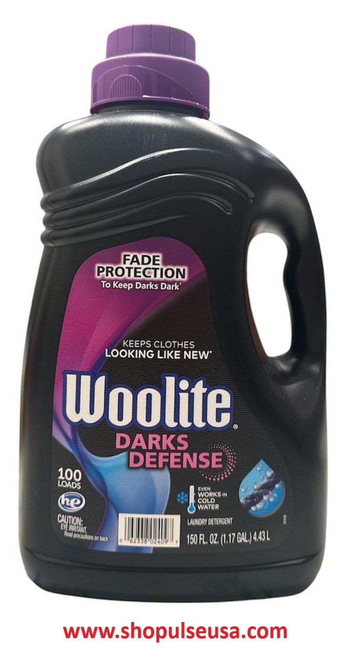 Woolite Dark Liquid Laundry Detergent – Midnight Breeze Scent, 150 oz (100 Loads