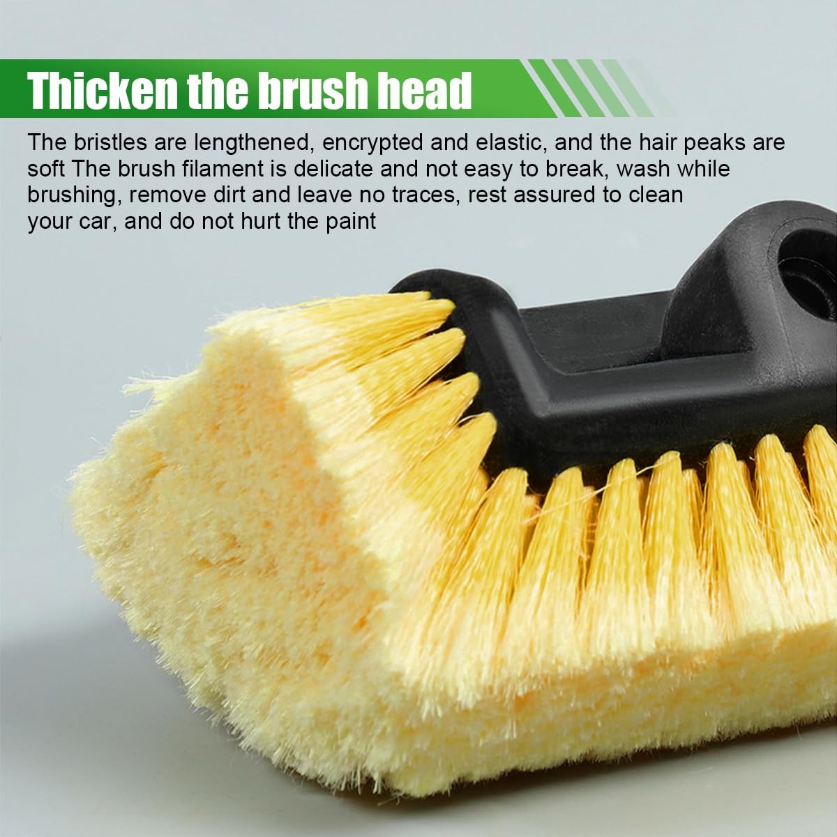 59″ Car Wash Brush with Long Handle, No Scratch Soft Bristle Cleaning Brush, …