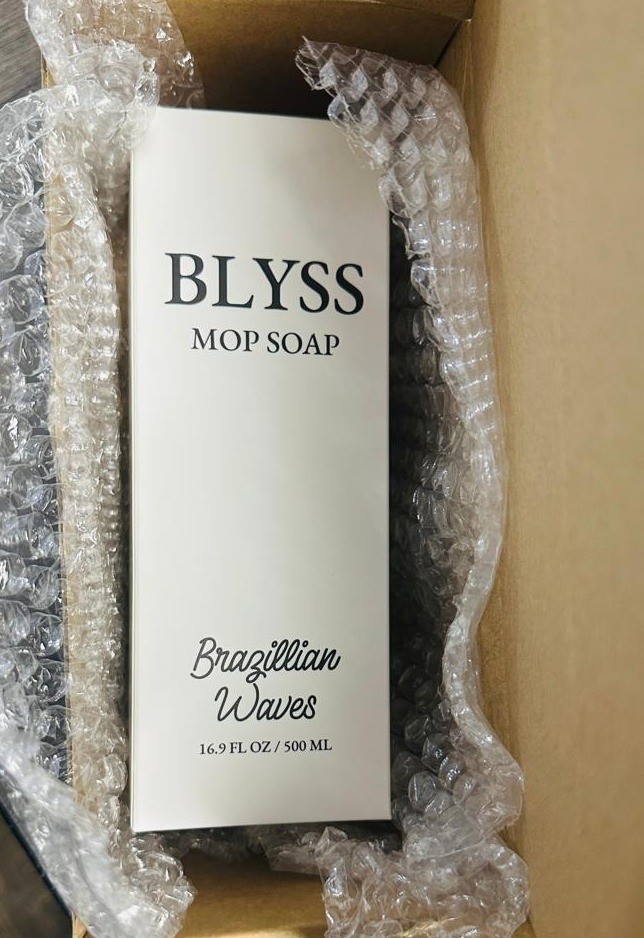 Blyss Brazilian Waves Mop Concentrate Deep Cleaning Floor Cleaner 16.9oz 500 ml