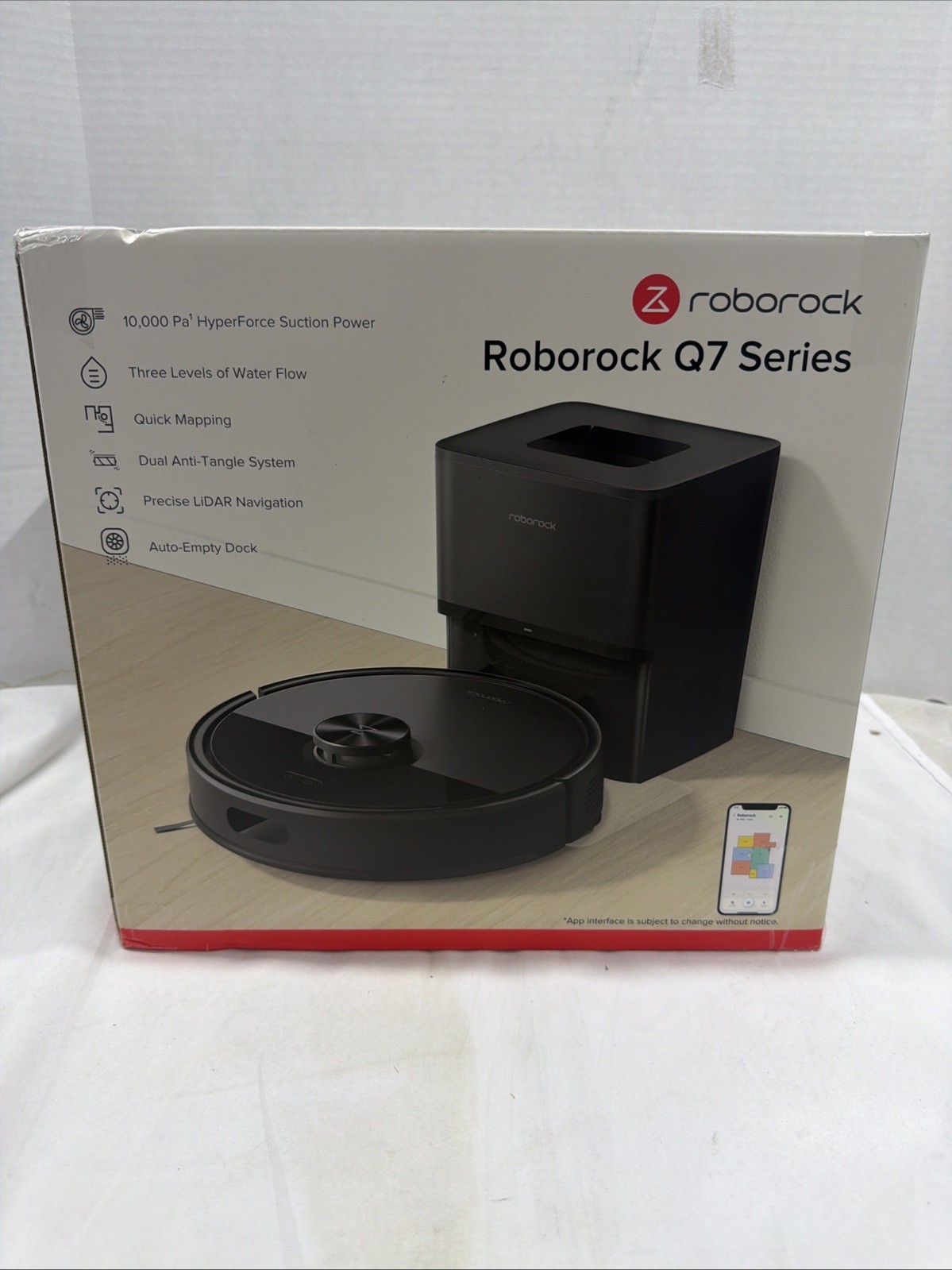 Roborock Q7 M5+ Robot Vacuum Auto-Empty Dock New Sealed Black