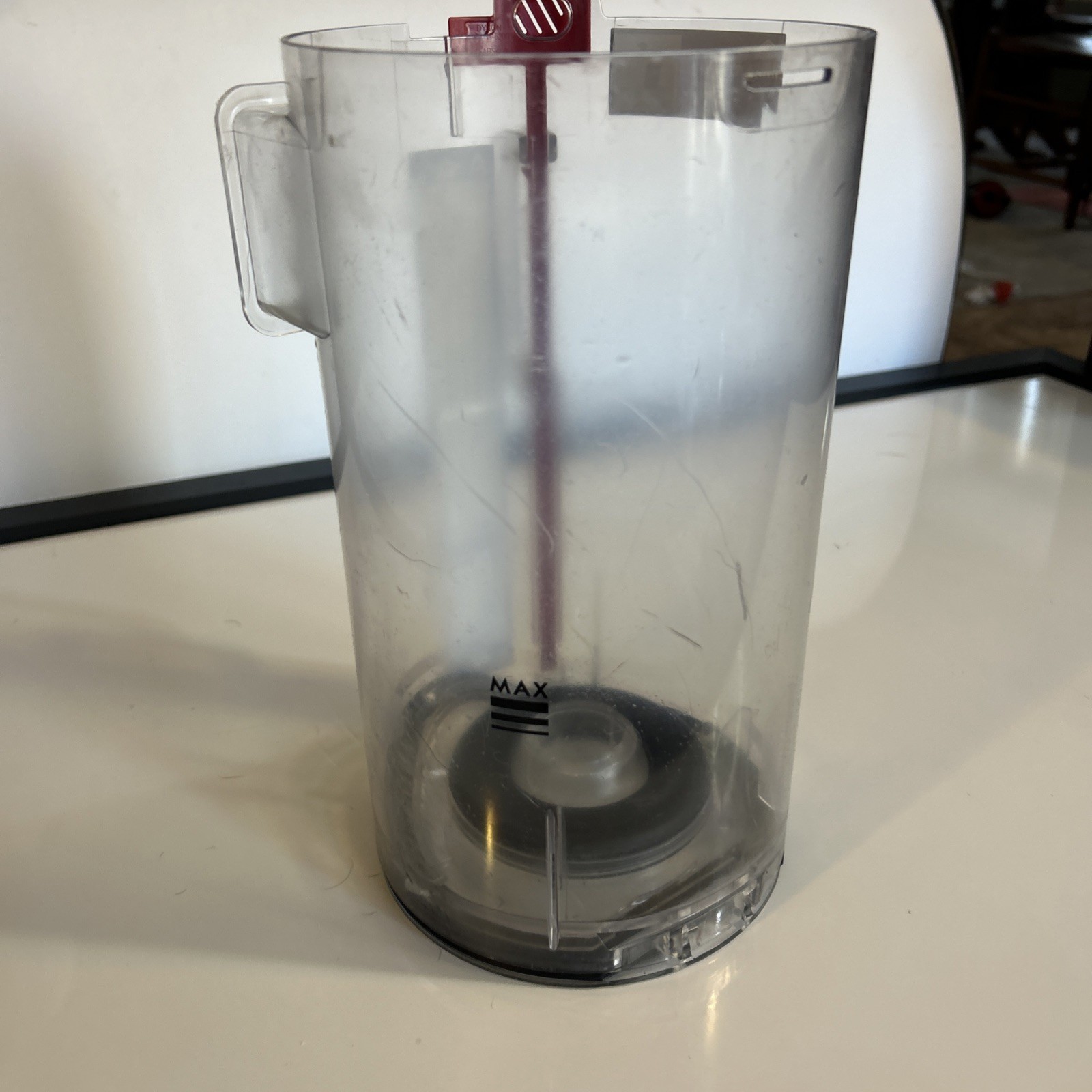 Dyson DC40 UP16 UP19 CANISTER DUST BIN DIRT CUP ONLY OEM Part # 923585-01 Red