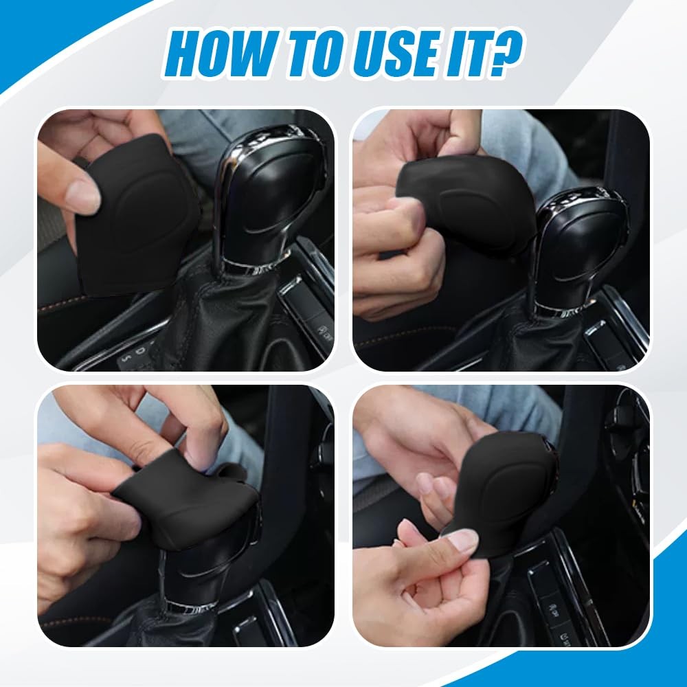 Car Gear Shift Knob Cover, Gear Shift Knob Cover Car Protect Accessories, Car…