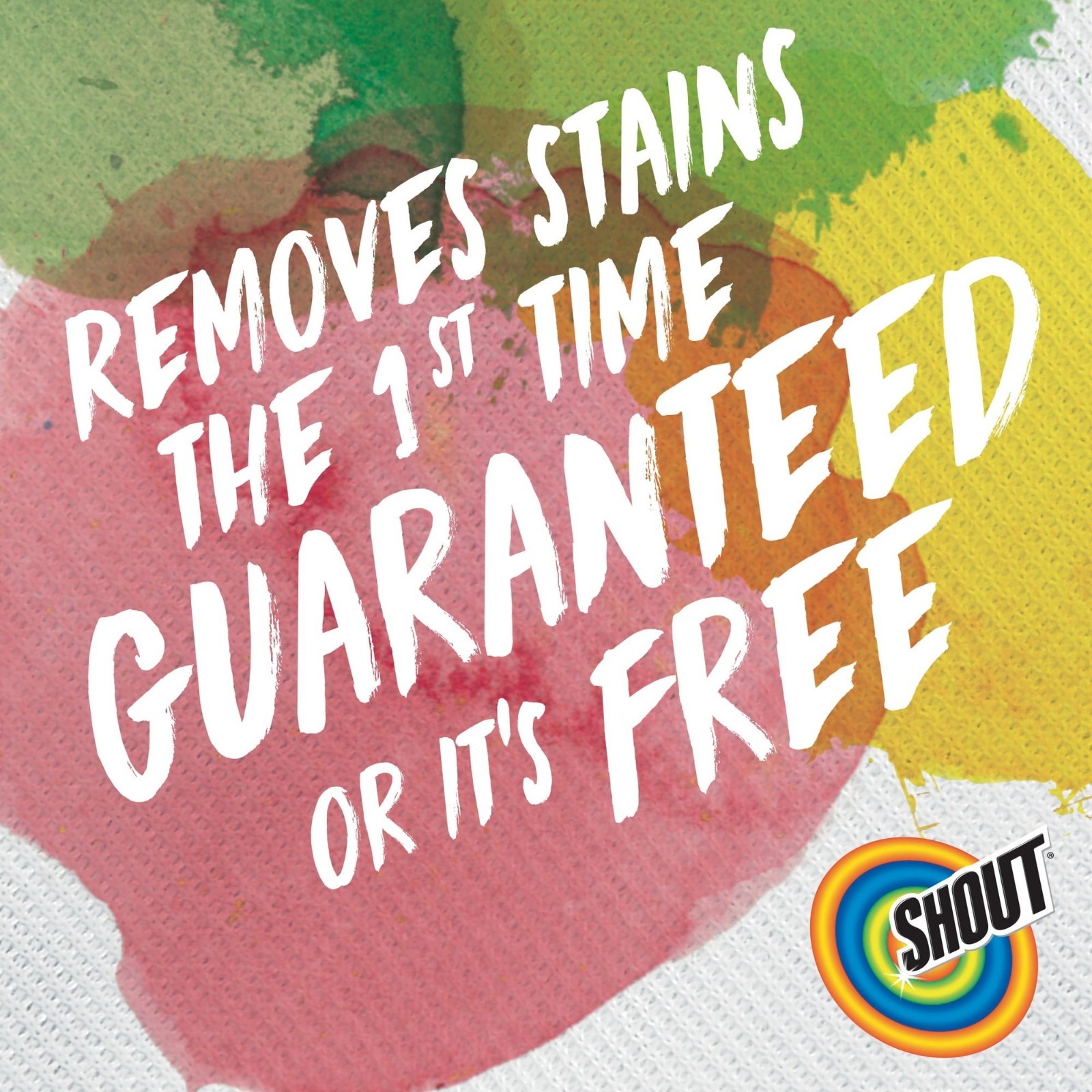 3 Pack Shout Active Enzyme Laundry Stain Remover Refill 60 fl oz