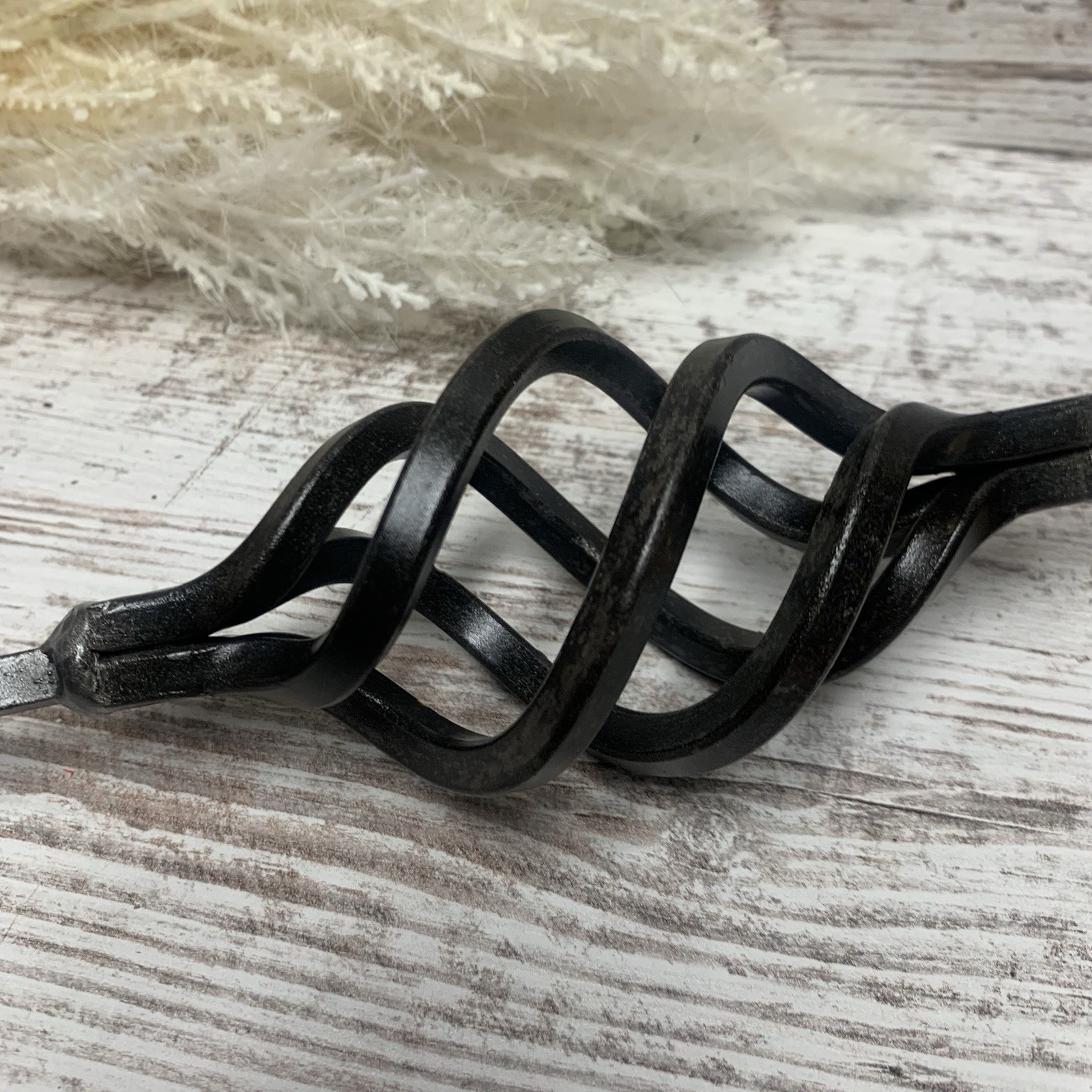 Hand Forged Basket Hook 16 Inch blacksmith twisted s hook