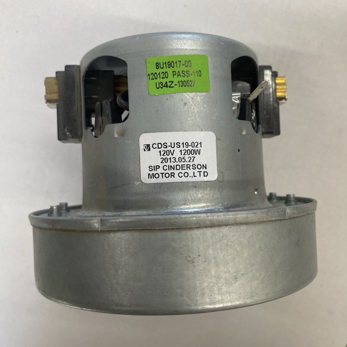 SIP CINDERSOM Vacuum Motor 120V 1200W Metal Silver CDS-US19-021 8U19017-00
