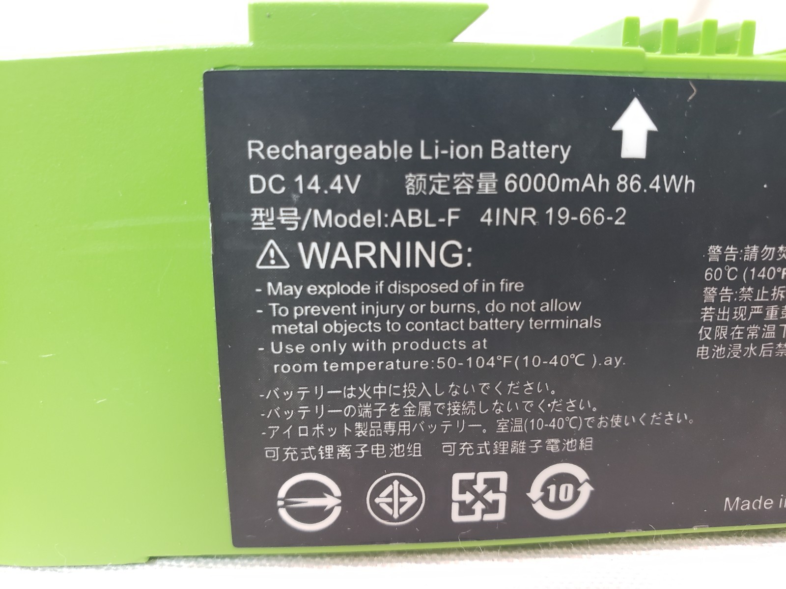 ABL-F Battery Replacement for iRobot Compatible with Roomba i e j Series 6000mAh