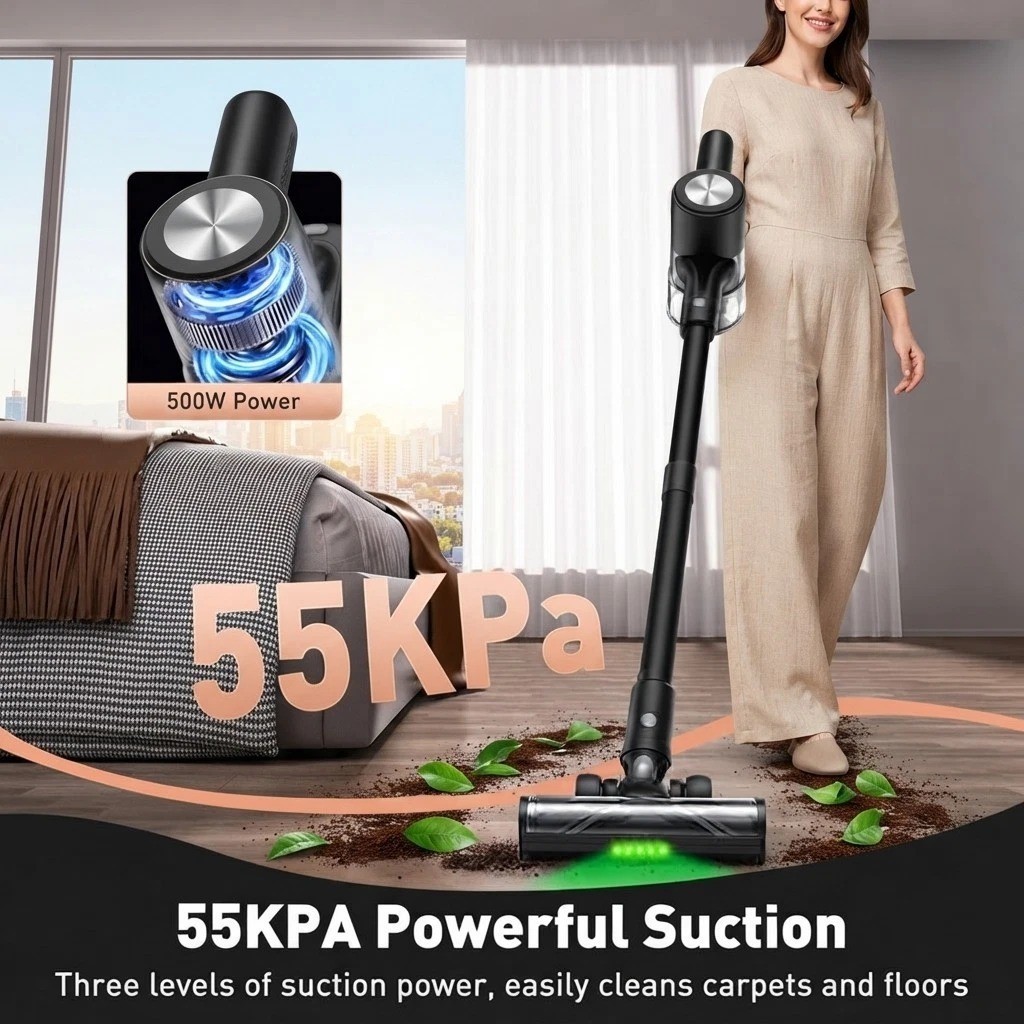 Tyson Clean Extra Cordless Vacuum Cleaner Black/Nickel