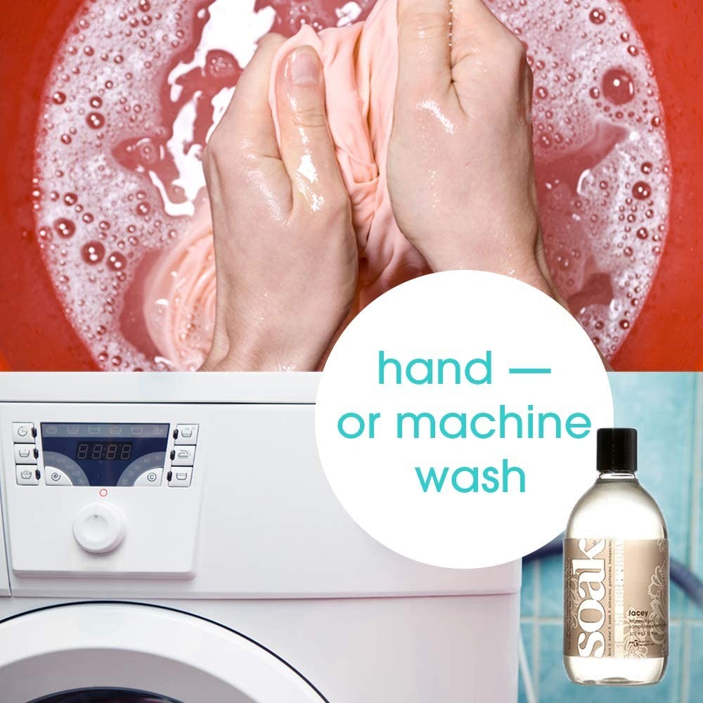 Soak Laundry Soap – No Rinse, Plant Derived Hand 12 Fl Oz (Pack of 1), Clear