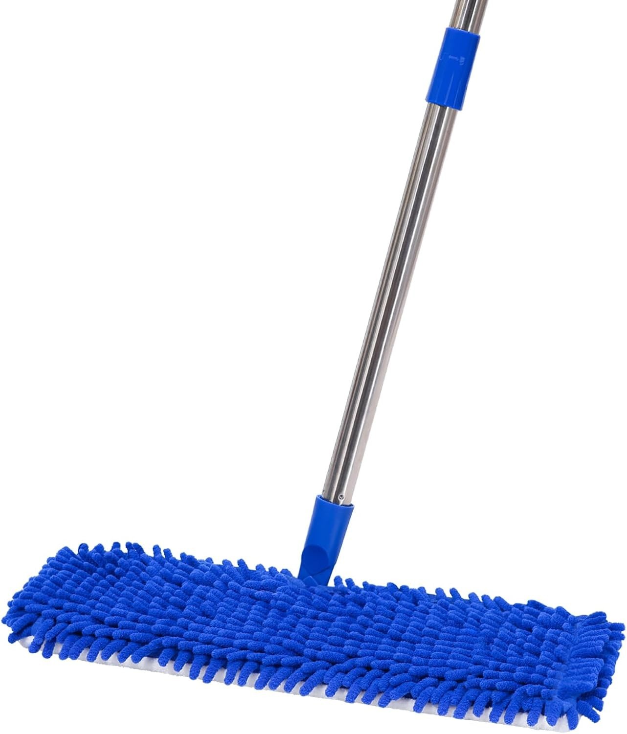 Versatile Blue Microfiber Mop – Dual-Sided for Wet & Dry Cleaning on Any Surface