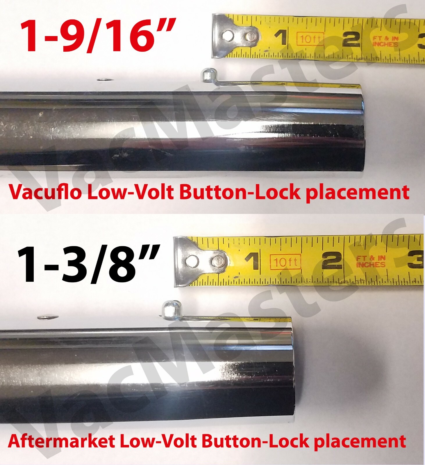 GENUINE Vacuflo 35′ TurboGrip central vacuum hose w/o rack Vacuflo-style 7352-35