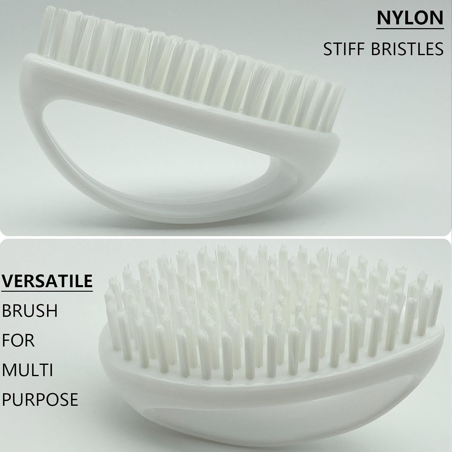 Small Scrub Brush with Stiff Nylon Bristles Heavy Duty Cleaning Brush | Good for