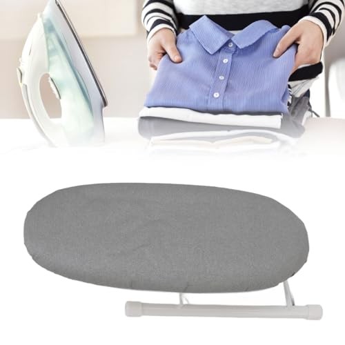 Foldable Mini Ironing Board, Portable Tabletop Ironing Stand for Sleeves Gray