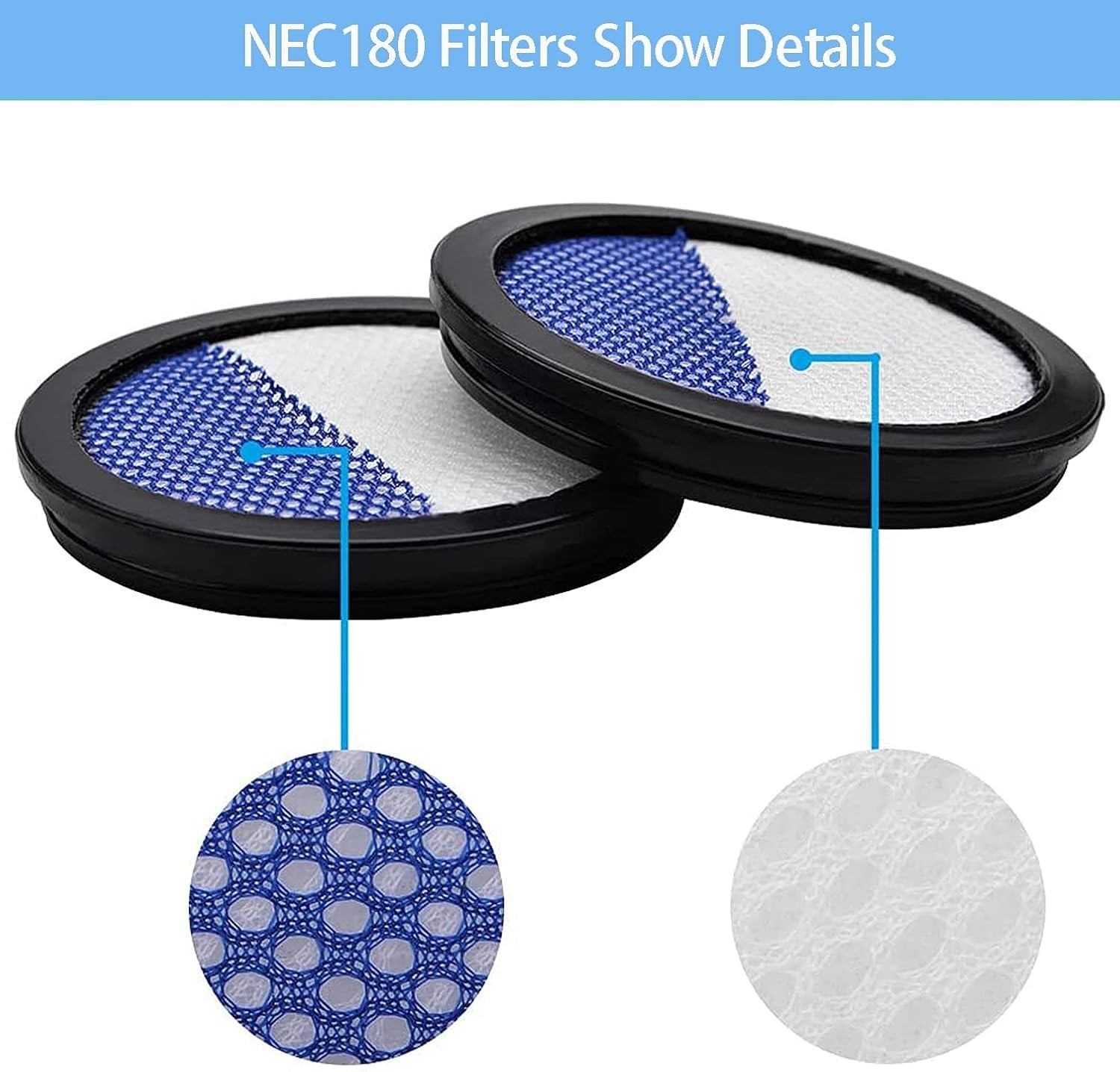 4 Pack Genuine Filters for Eureka Rapidclean Pro Vacuum – Superior Air Quality