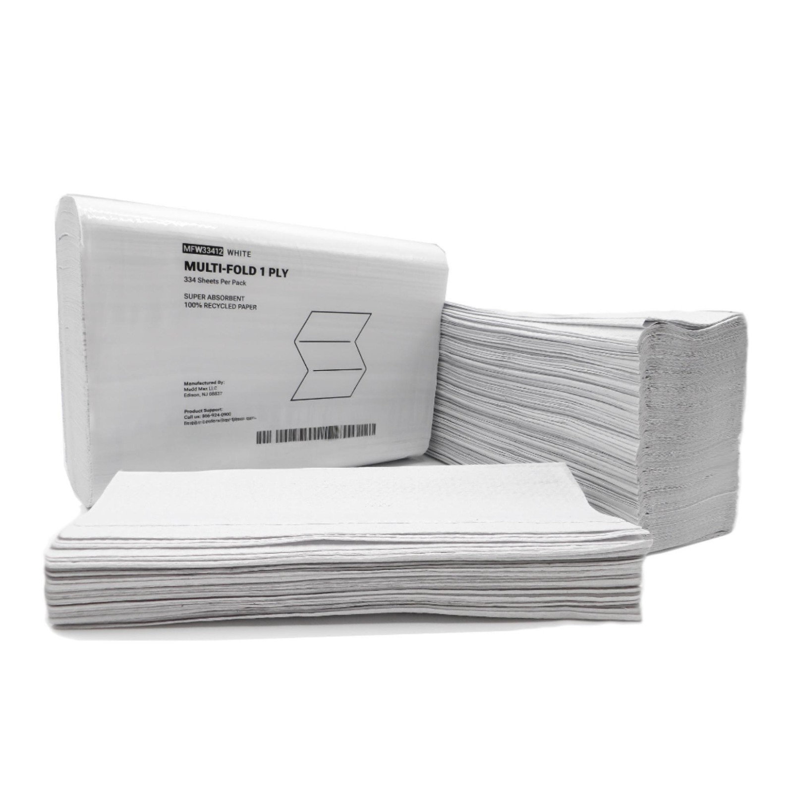 Paper Hand Towel Multi-Fold 8-1/2 X 9 Inch 12/pks 4000ea