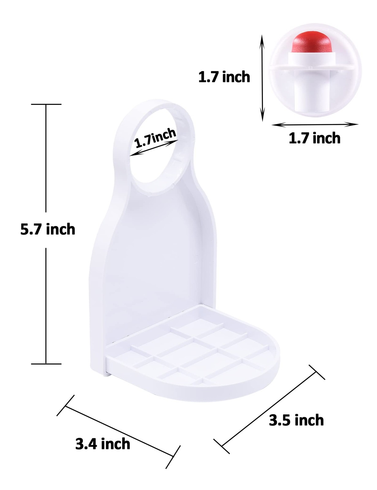 Laundry Detergent Cup Holder, Drip Tray Catcher for 1 Fl Oz (Pack of 2)