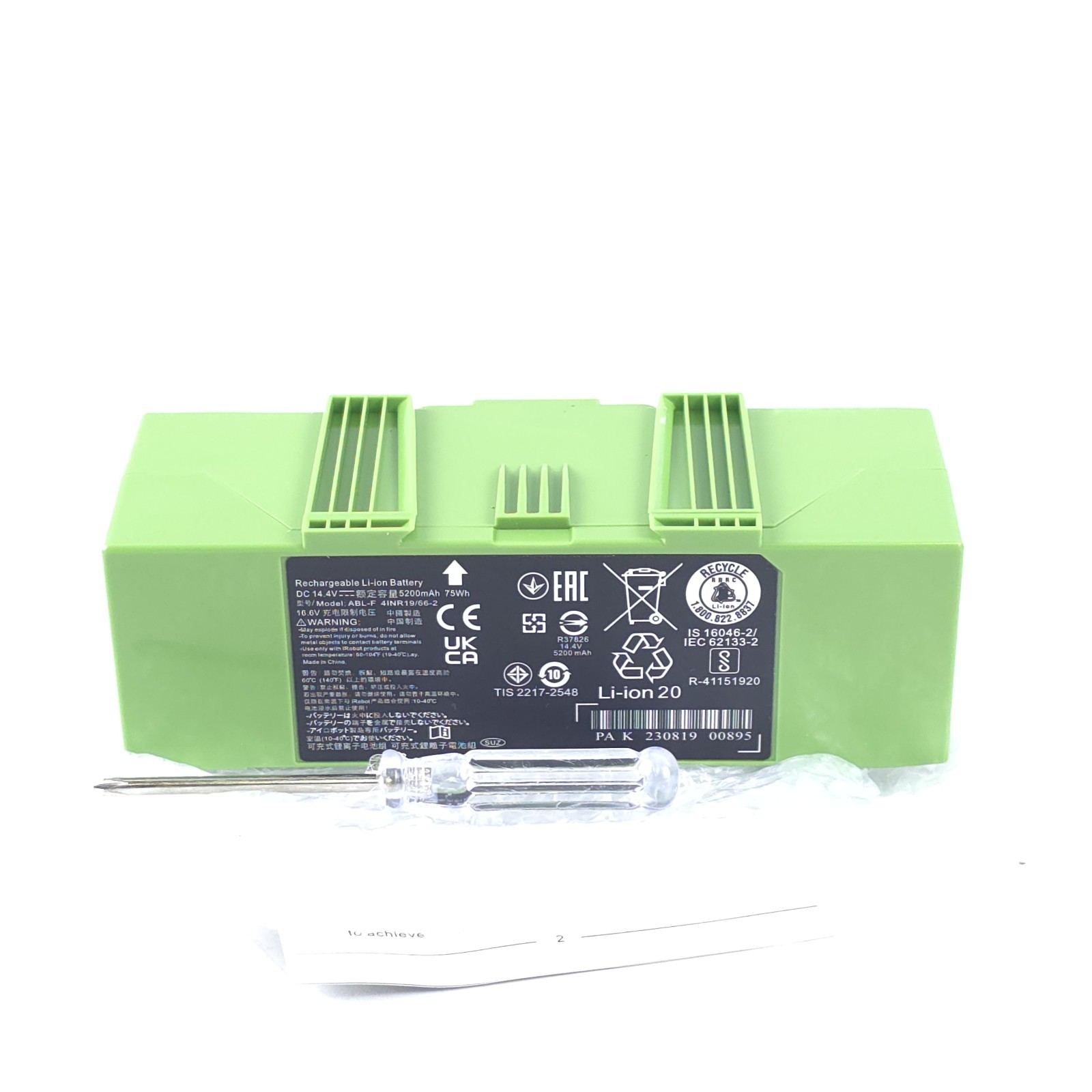 5200mah Battery ABL-F for iRobot Roomba J5+ J6+ J7+ J8+ i8+ i7+ i6 i4 i3 i2 i1+