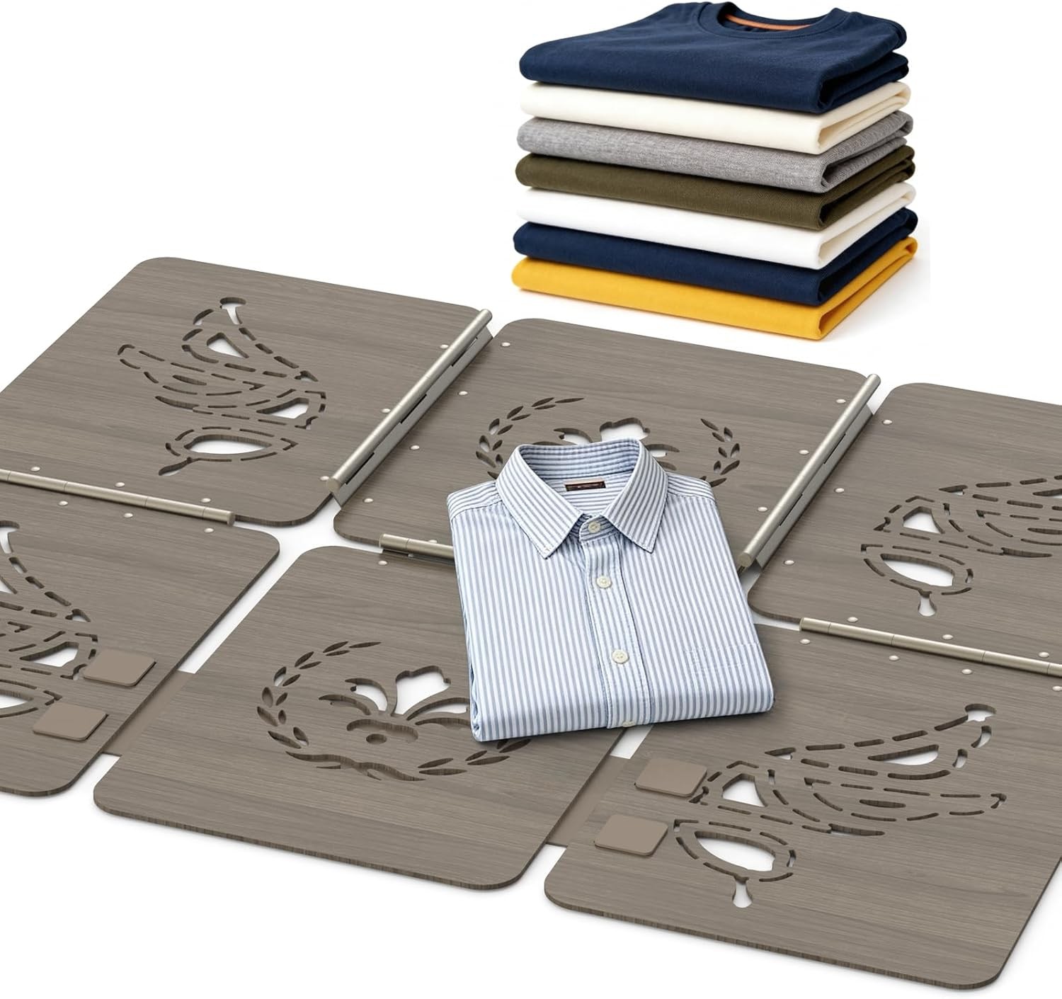 BoxLegend Shirt Folder Wooden Clothes Folding Board – No Bend, Gentle on Clothes