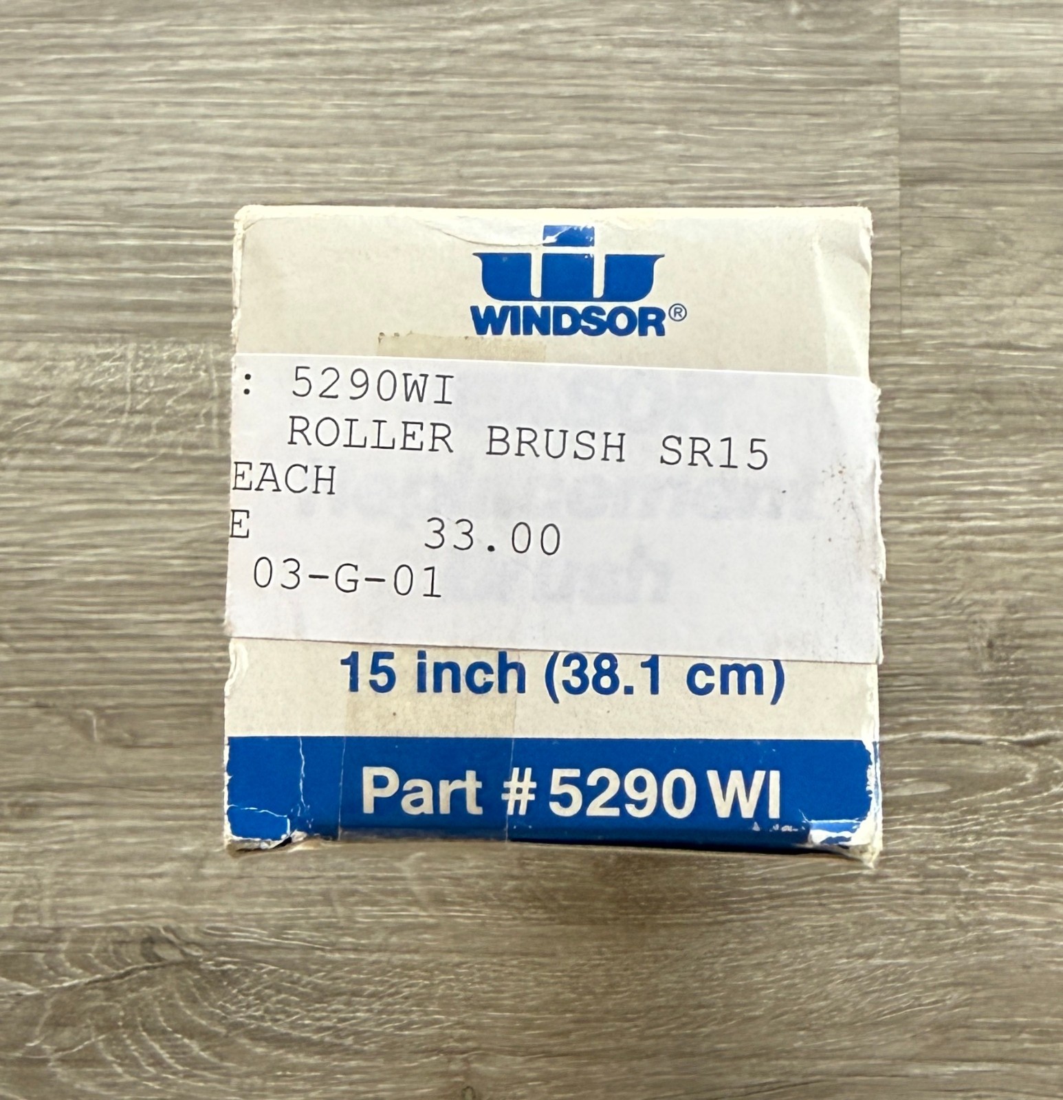 Windsor Sensor Replacement Brush #5290 WI Made in Germany SEALED 15 inch 38.1 cm