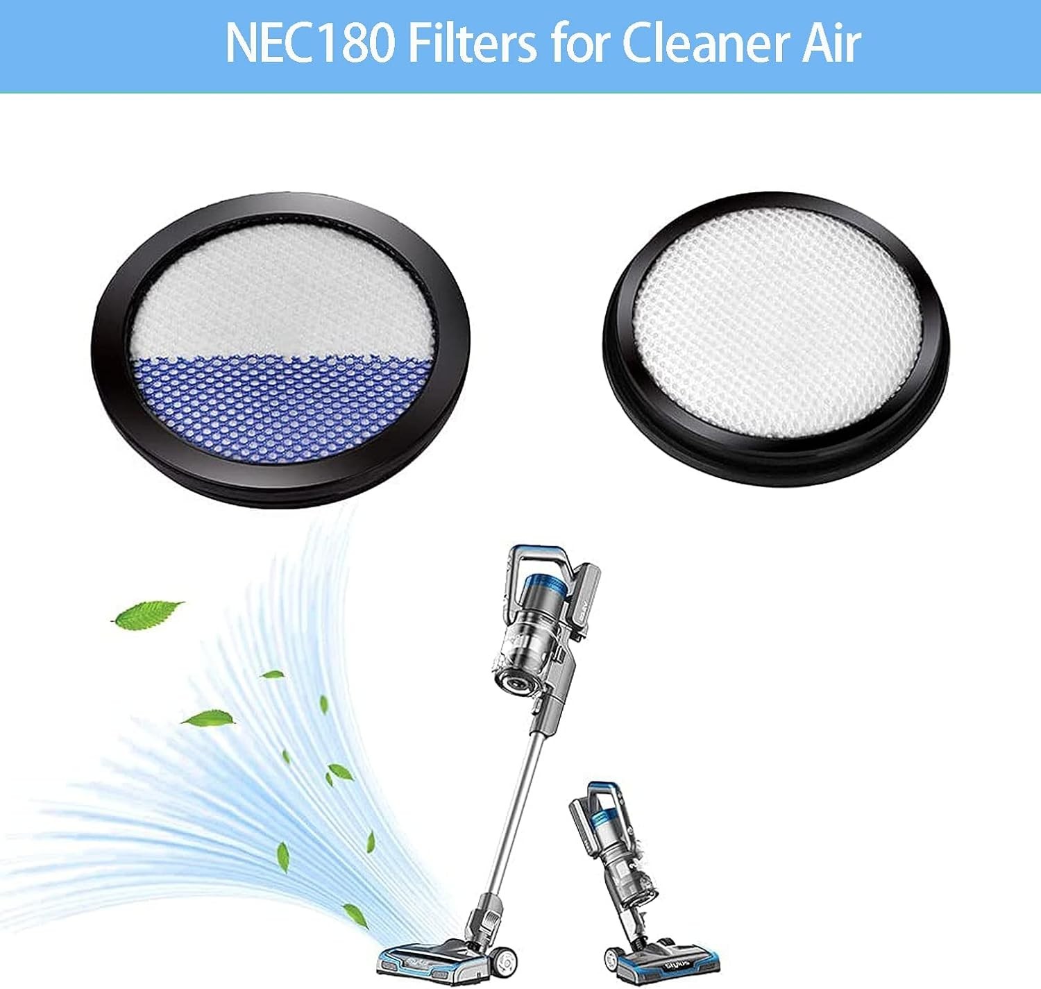 4 Pack Genuine Filters for Eureka Rapidclean Pro Vacuum – Superior Air Quality
