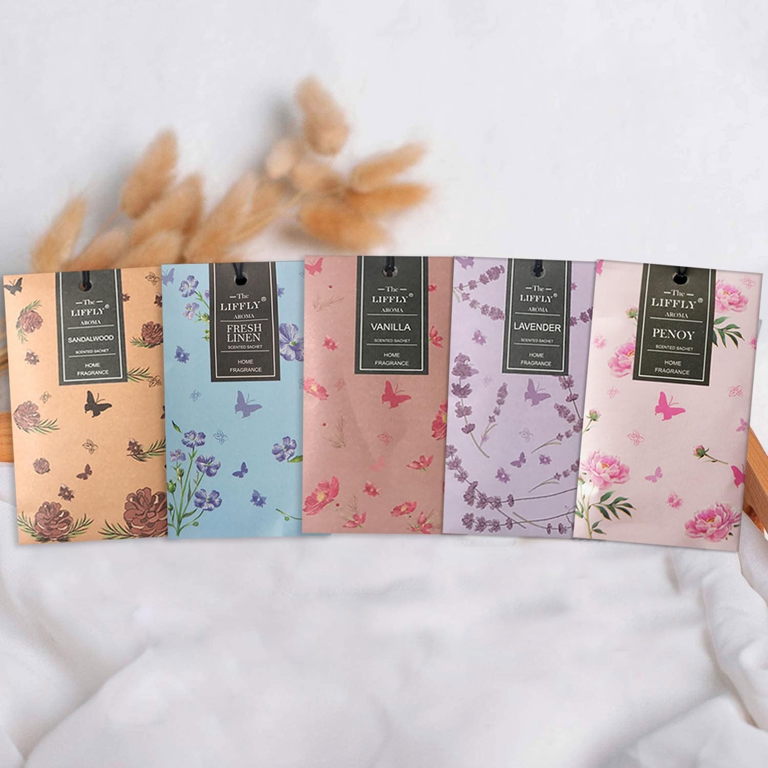 13 Scents Scented Sachets for Drawers and Closets 14 Packs