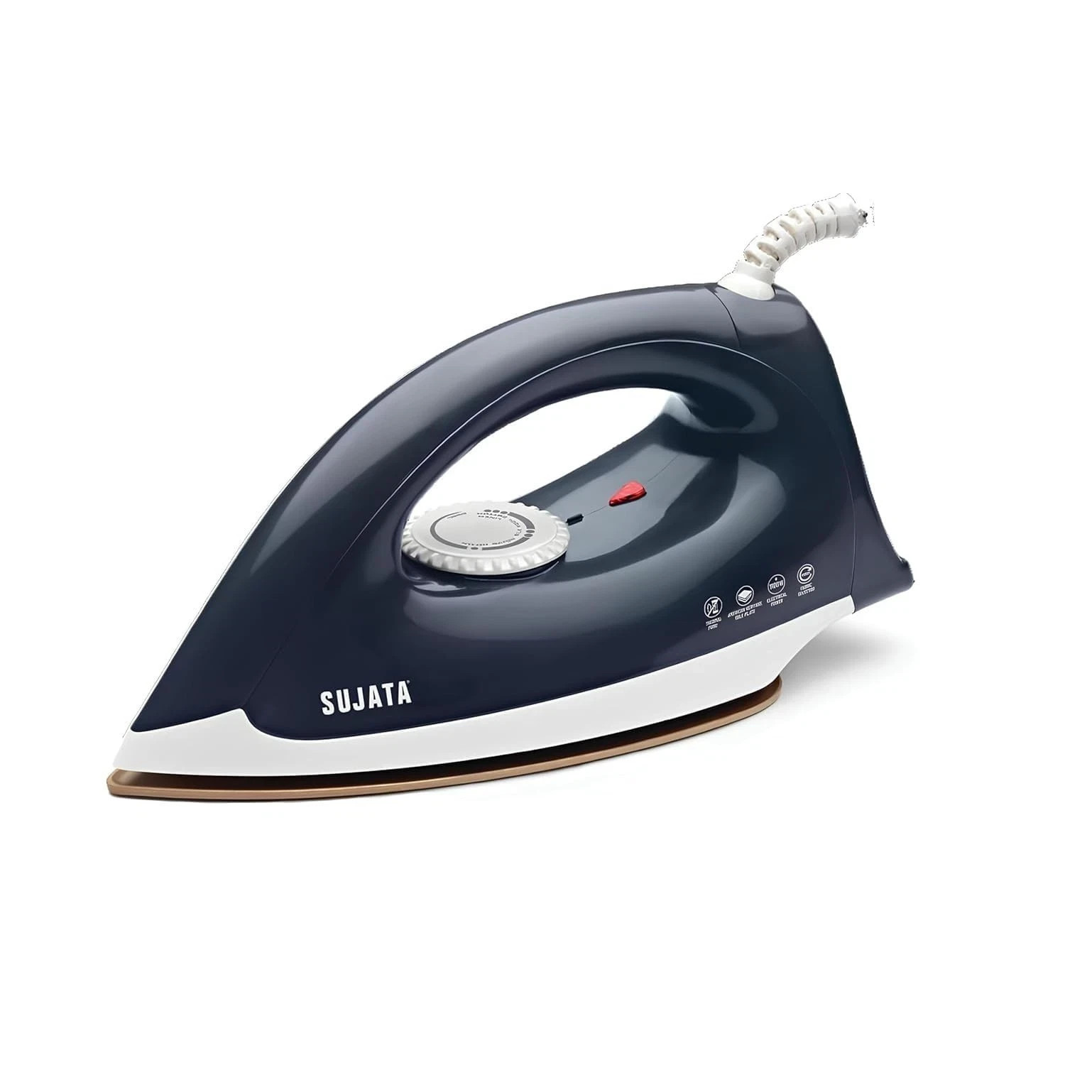 Sujata Smooth Slide 1100 Watts , Stainless Steel Dry Iron Lightweight 220V