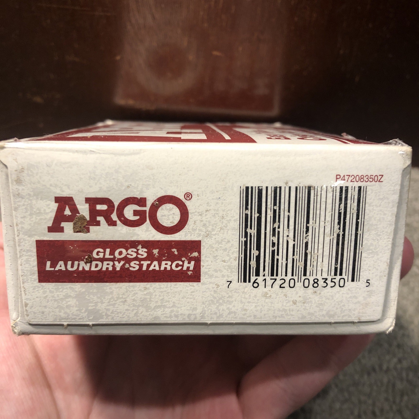 Exp 04/2013 – ARGO Gloss Laundry Starch Red, Removes Greasy Spots 16oz