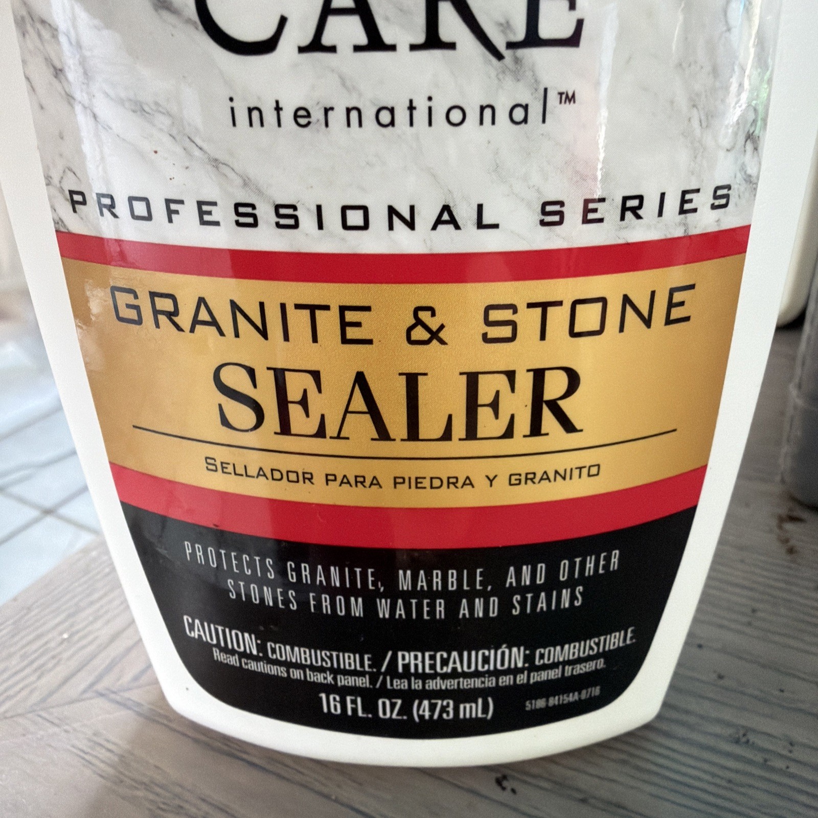 Stone Care International 16 Oz Granite Marble Quartz Penetrating Sealer. NEW