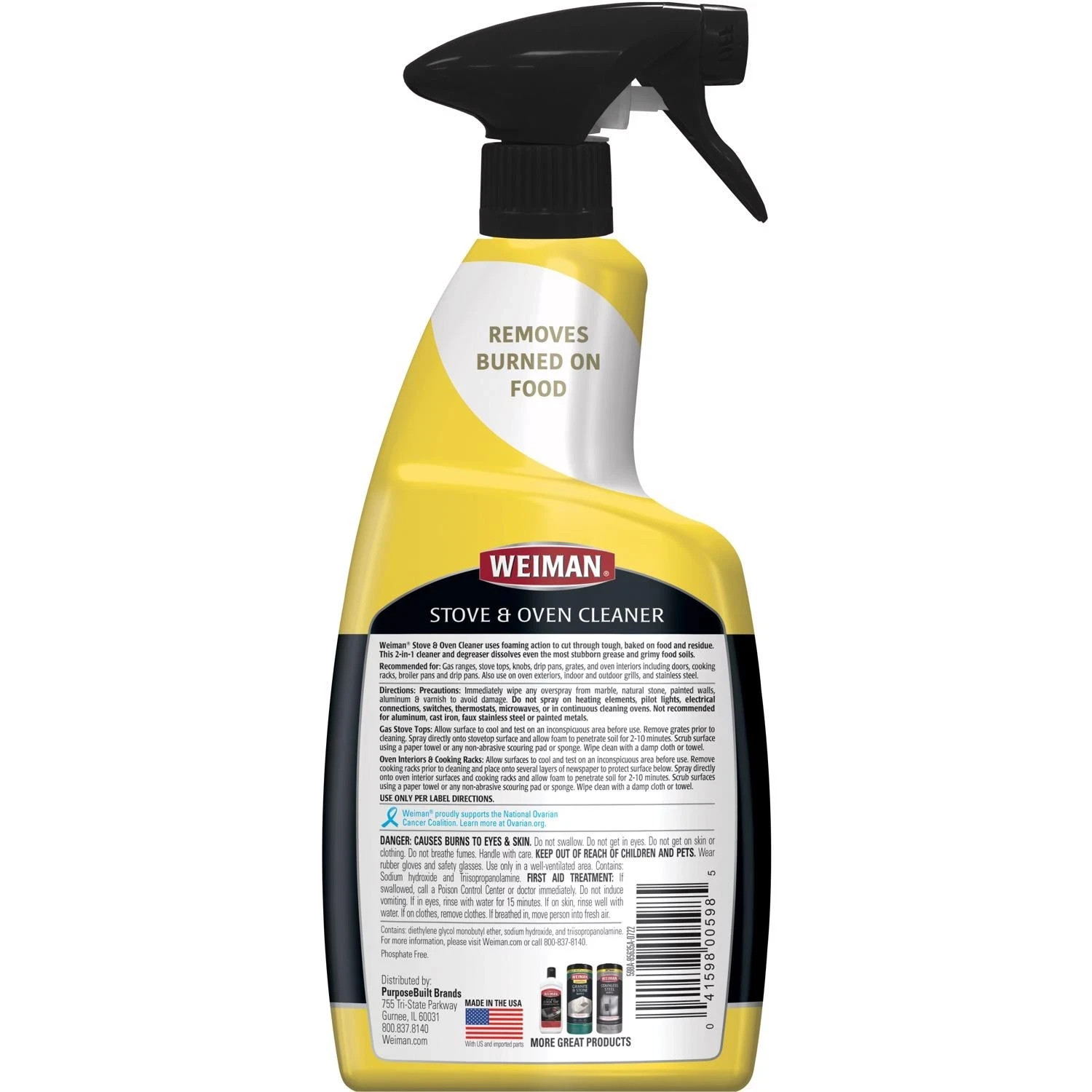 Weiman 24 oz Heavy Duty No Scent Stove & Oven Cleaner Liquid
