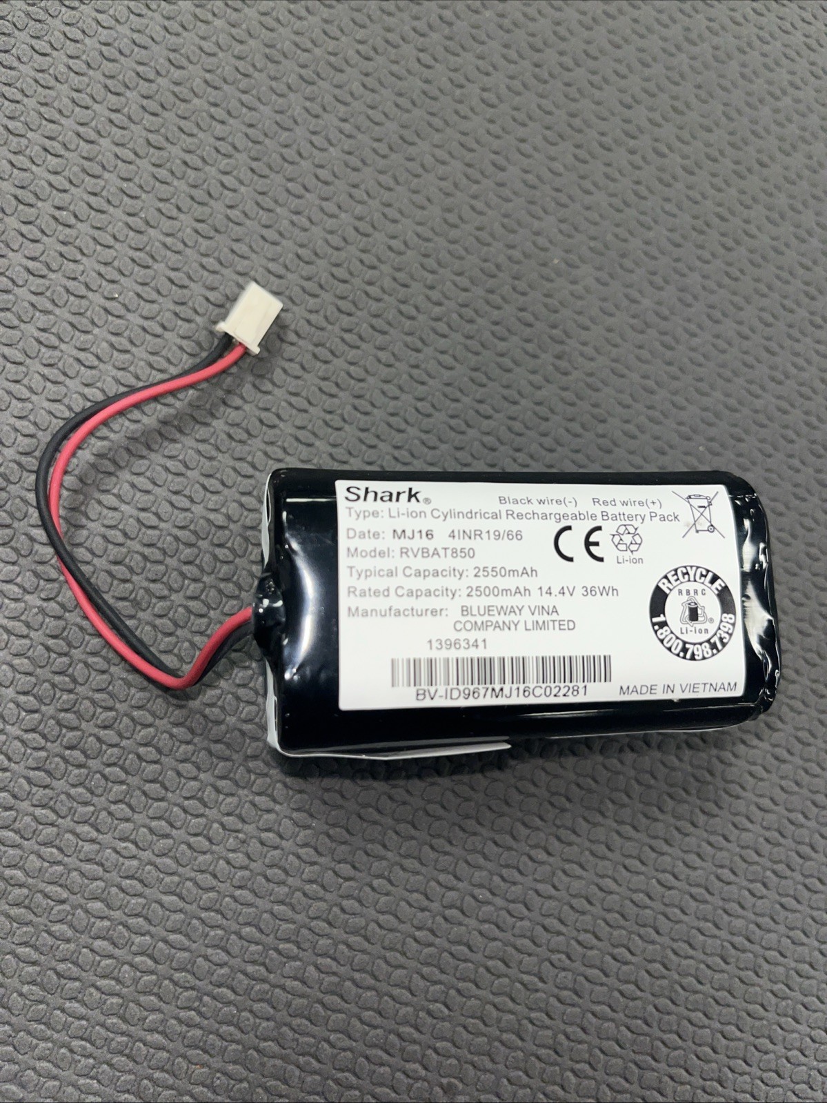 Original Li-ion Battery Replacement for Shark AV1010AE AV2000WD AV2310 AV2610WA