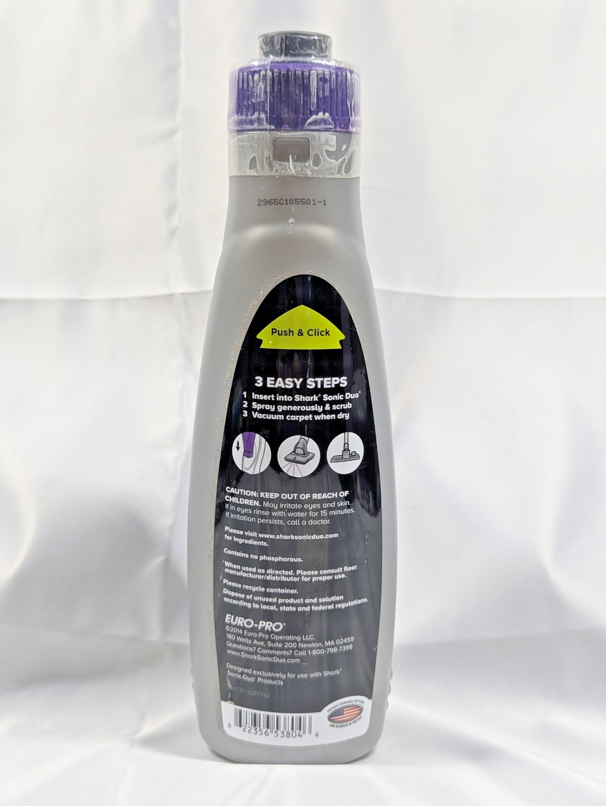 Shark Carpet Buddy No Rinse Carpet Rug Cleaner English Lavender 32 oz New FS