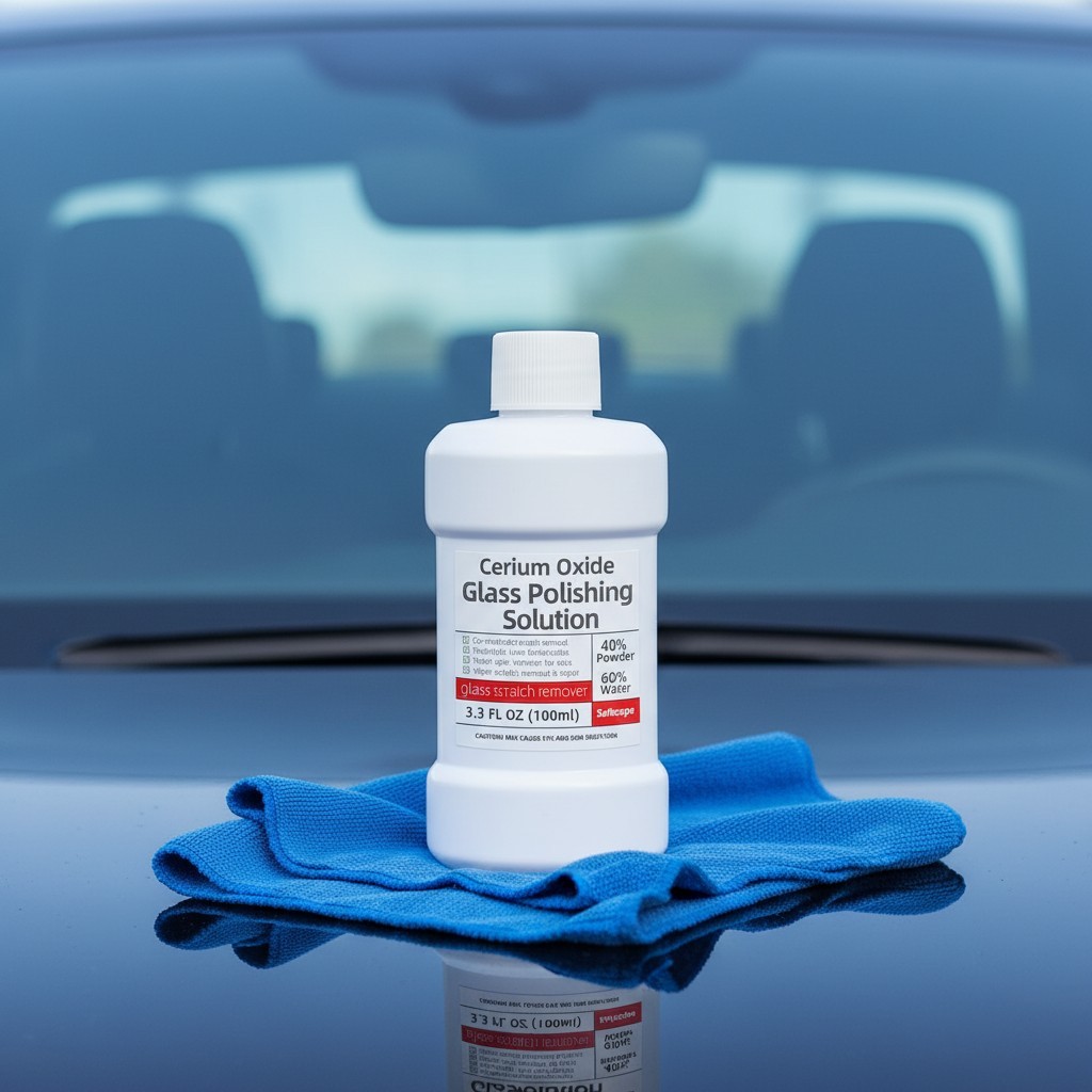 3.3oz 100ml Glass Polishing Liquid – Deep Cleaning & Removes Wiper Marks, Swi…
