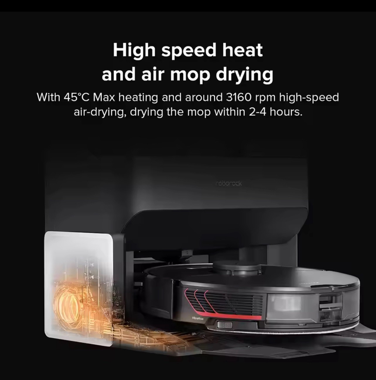 Roborock S7 MaxV Ultra Robot Vacuum,Mop Raise,With Self-Drying -work excellent