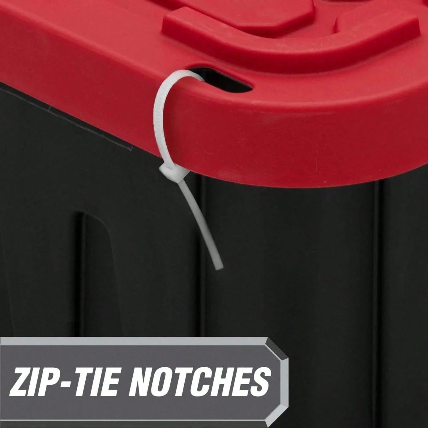 4 Pack 27 Gallon Heavy Duty Storage Bins with Snap Lid Garage Organizer