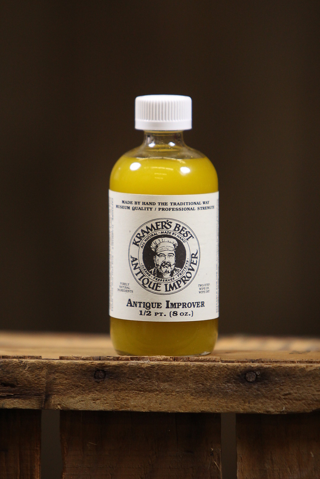 Kramer’s Best Antique Improver 1/2 Pint All Natural Cleans Preserves Wood Metal