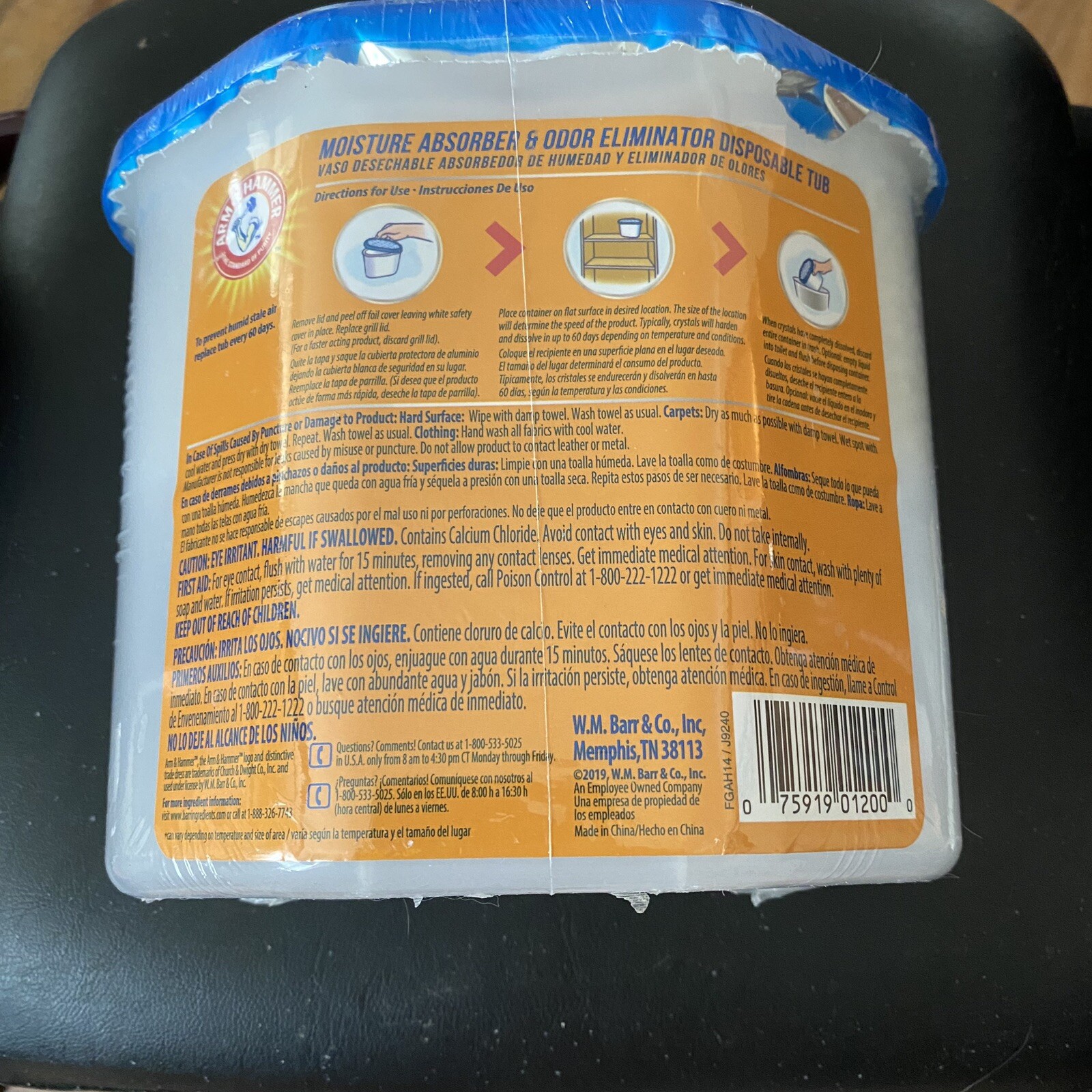 Arm & Hammer Moisture Absorber & Odor Eliminator 14 oz Last up to 60 Days