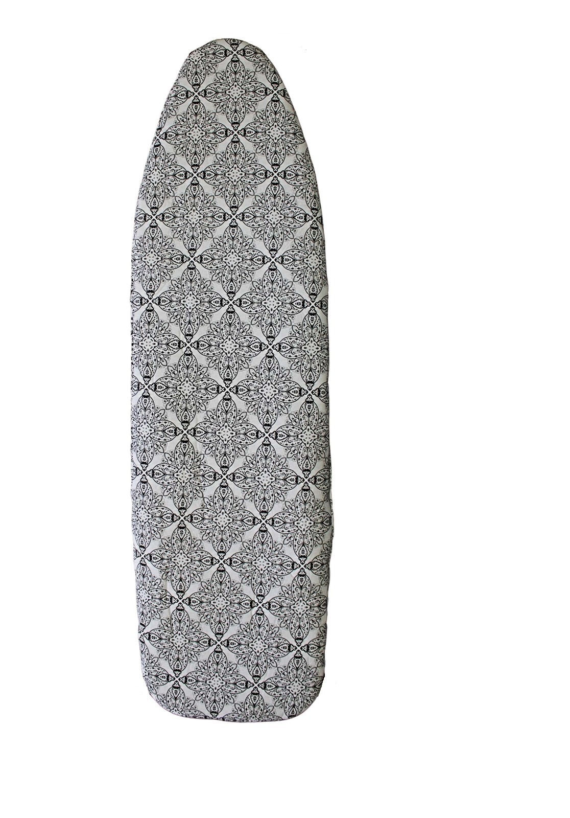 Ironing Board Cover and Pad with Straps – Scorch Resistant Silicone Coating, Fit