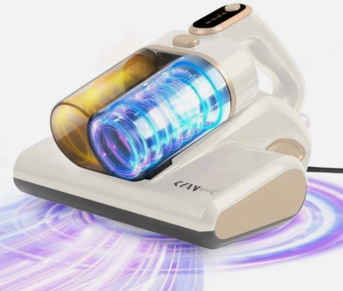 Mattress Bed Vacuum Cleaner 16Kpa Strong Suction,20ft Corded 600W Corded White