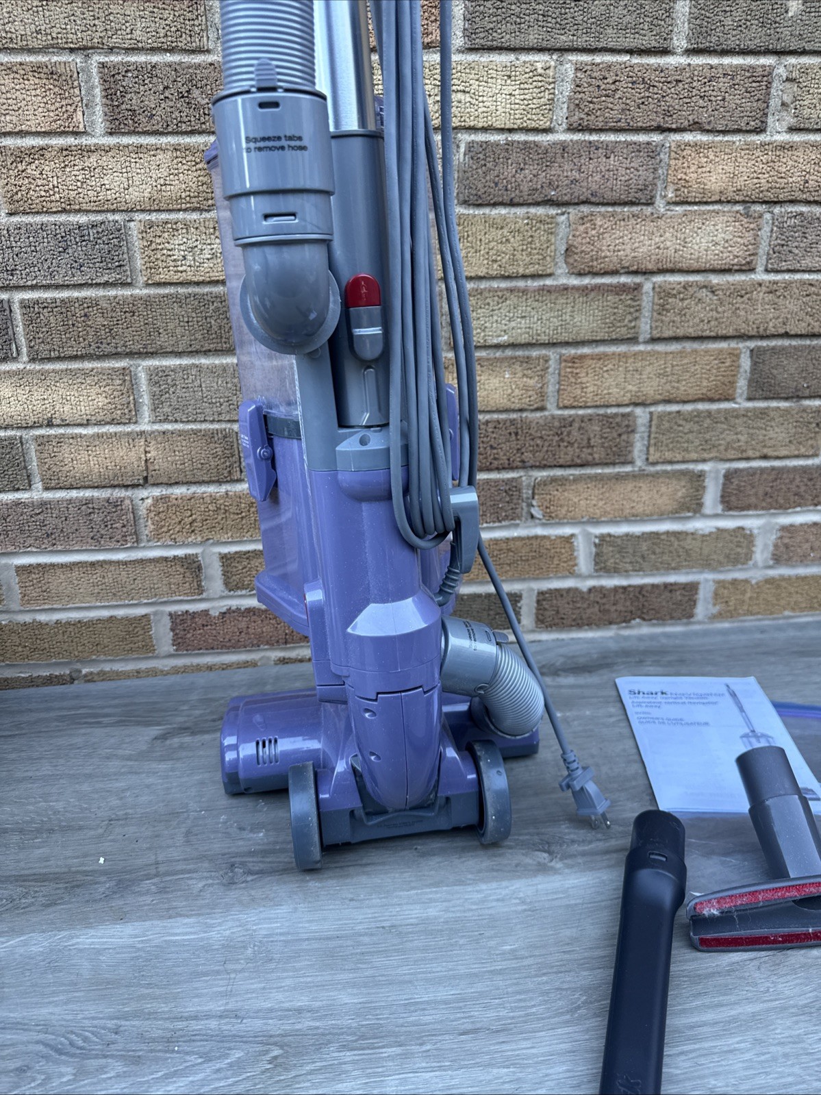 Shark NV352 Navigator Lift-Away Vacuum HEPA Filter Swivel Carpet Lavender
