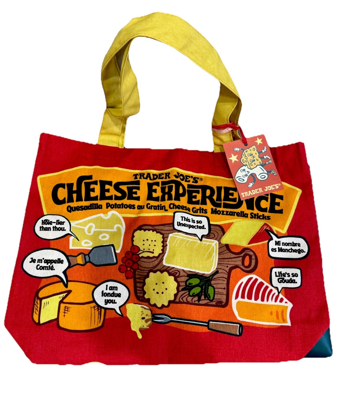 Trader Joes Limited Edition Cheese Bag Pop Up Art