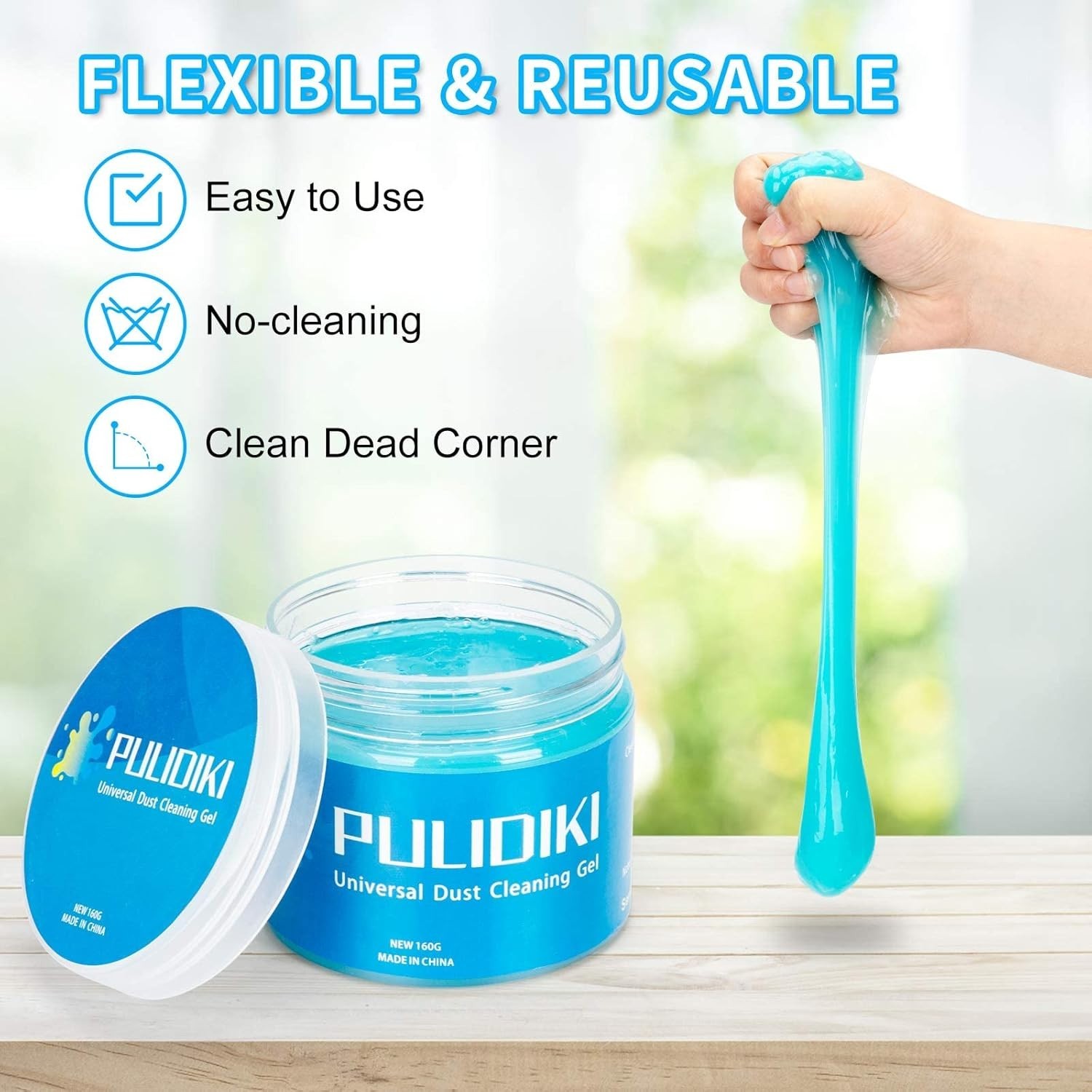 PULIDIKI Car Cleaning Gel Clean Putty Car Interior Cleaner Slime Auto Detail Too