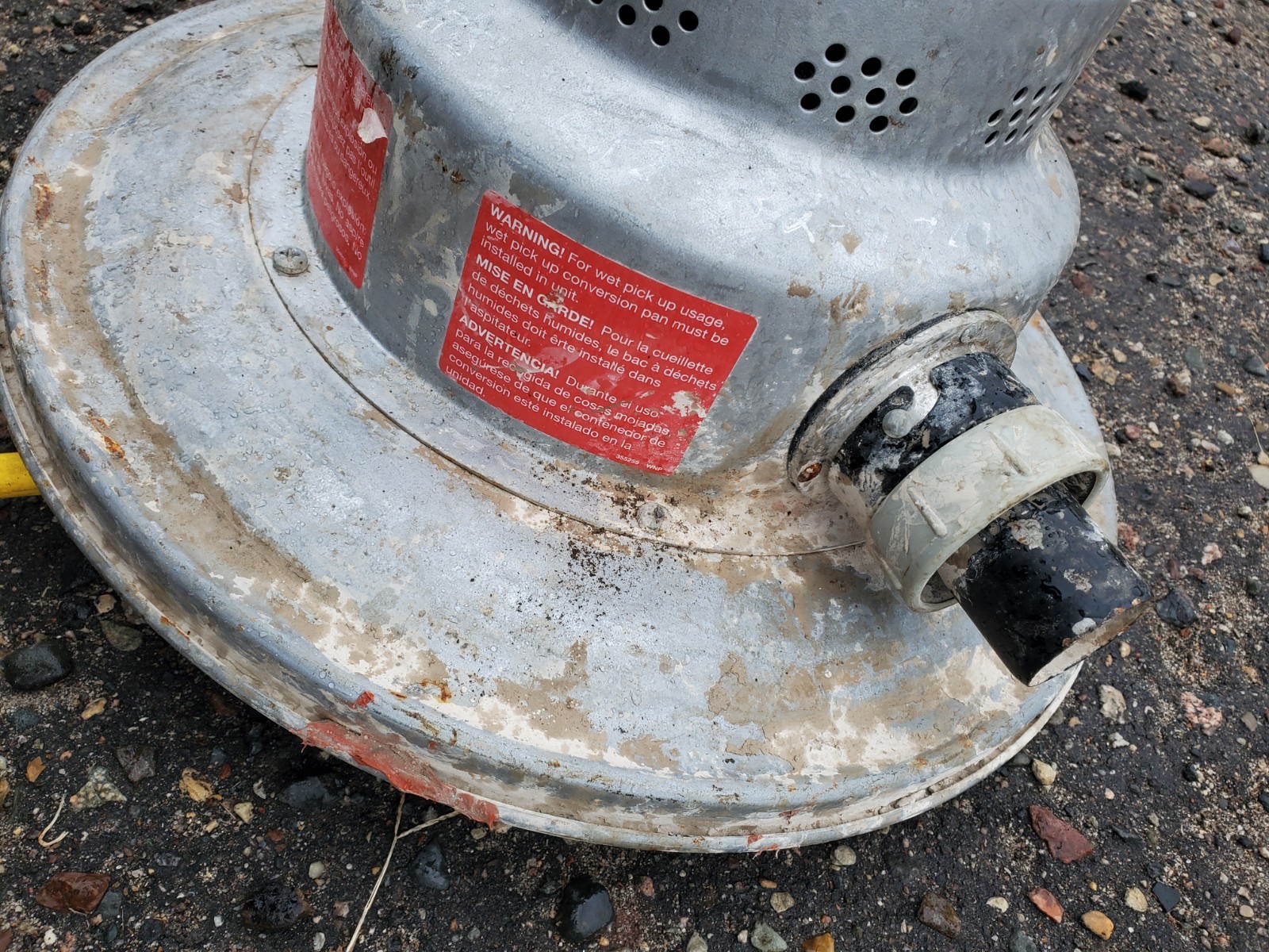 Milwaukee CAT # 8945 Vacuum Motor Head 120v 60hz Heavy Duty Made USA Metal Motor