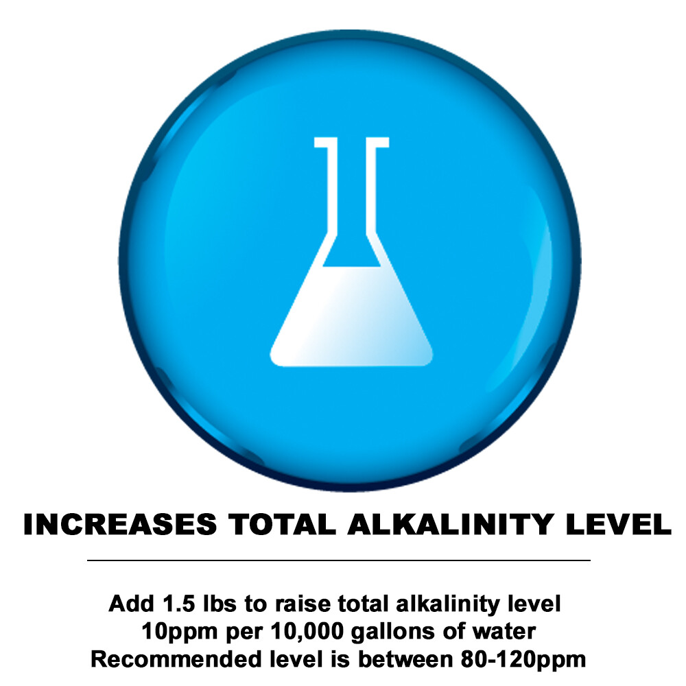 Puri Tech 15lb Total Alkalinity Increaser Sodium Bicarbonate for Swimming Pools