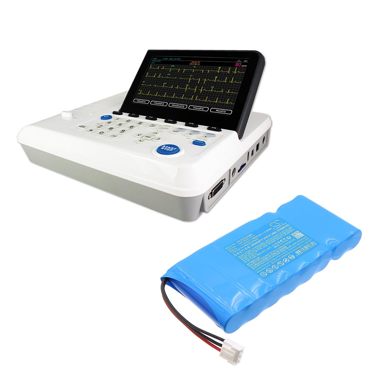 Li-Ion BATTERIE 14.4V 3400mAh Type INR18650-4S1P For Cardio E3