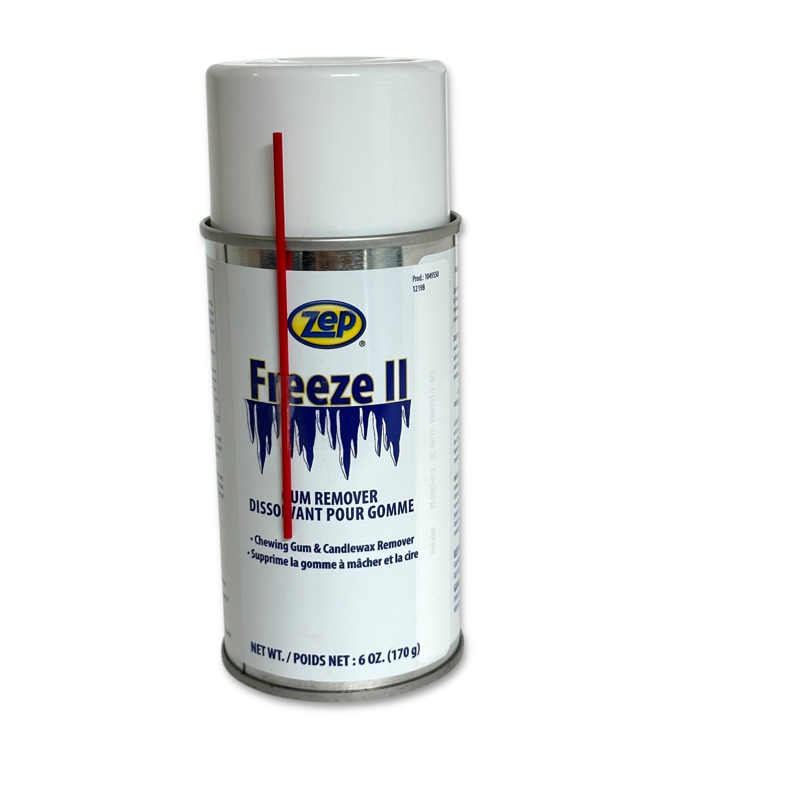 Zep Freeze II Gum Remover Freezing Spray 6oz Cans , 2 Pack